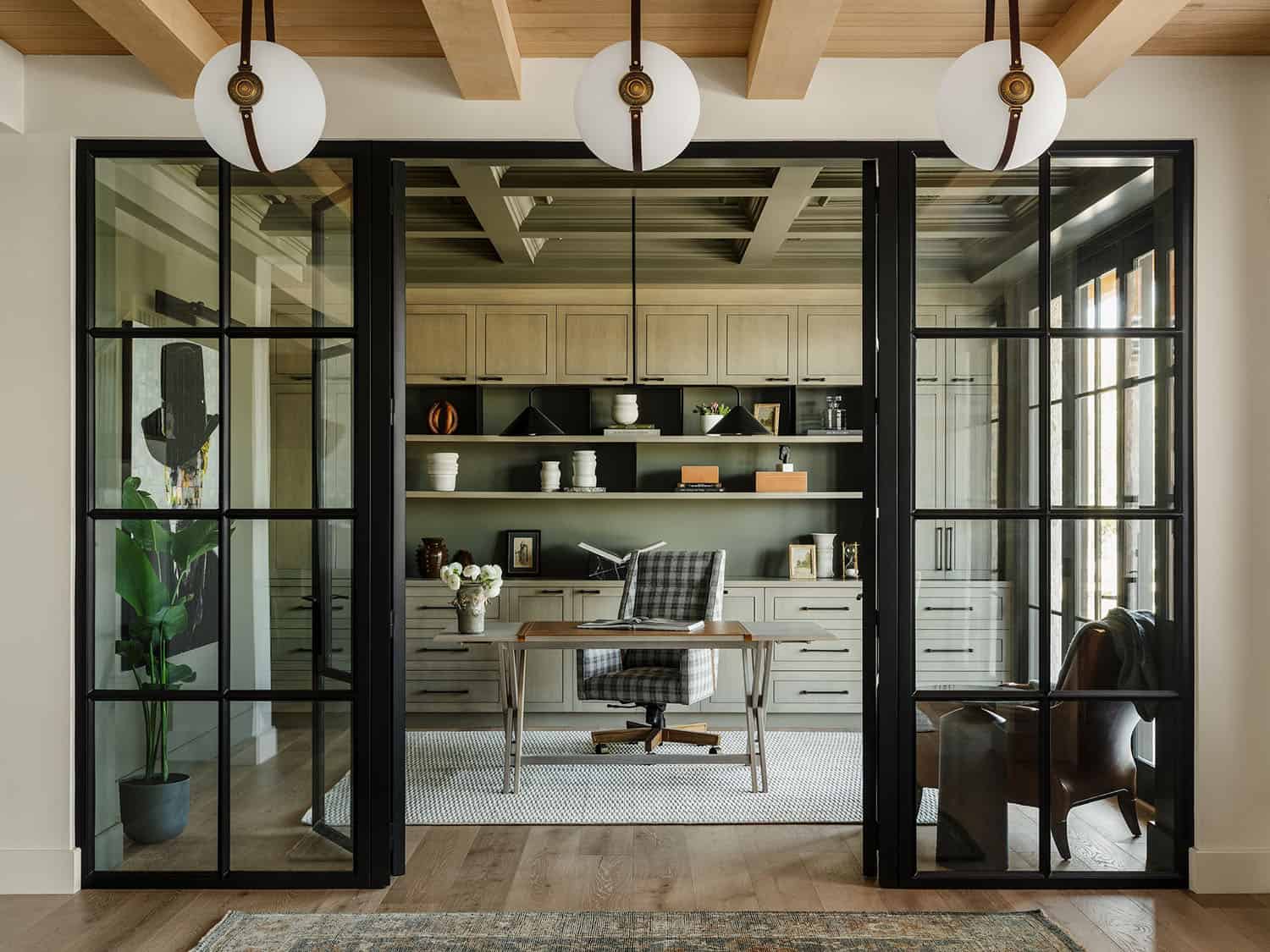 modern farmhouse style home office