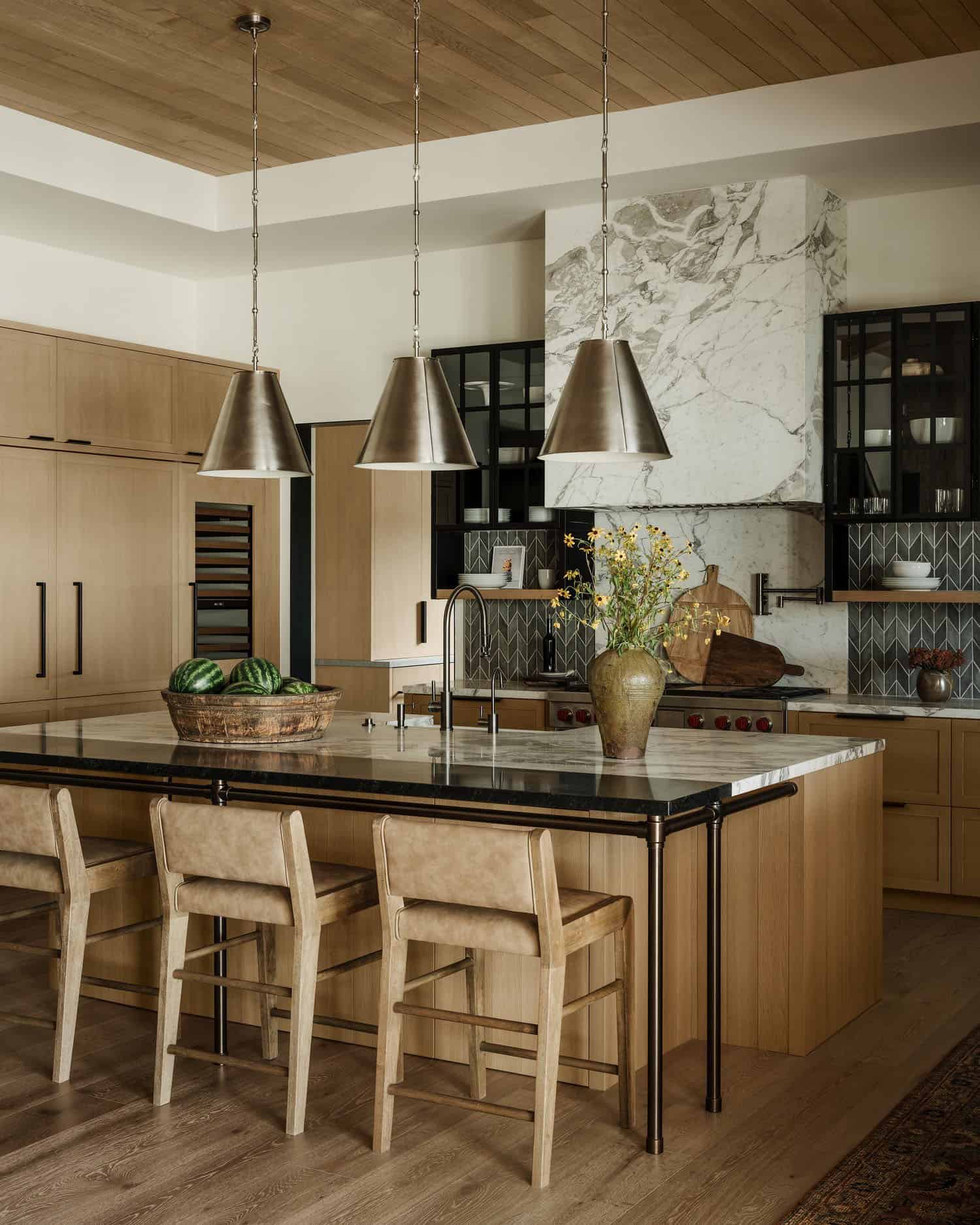 modern farmhouse style kitchen 