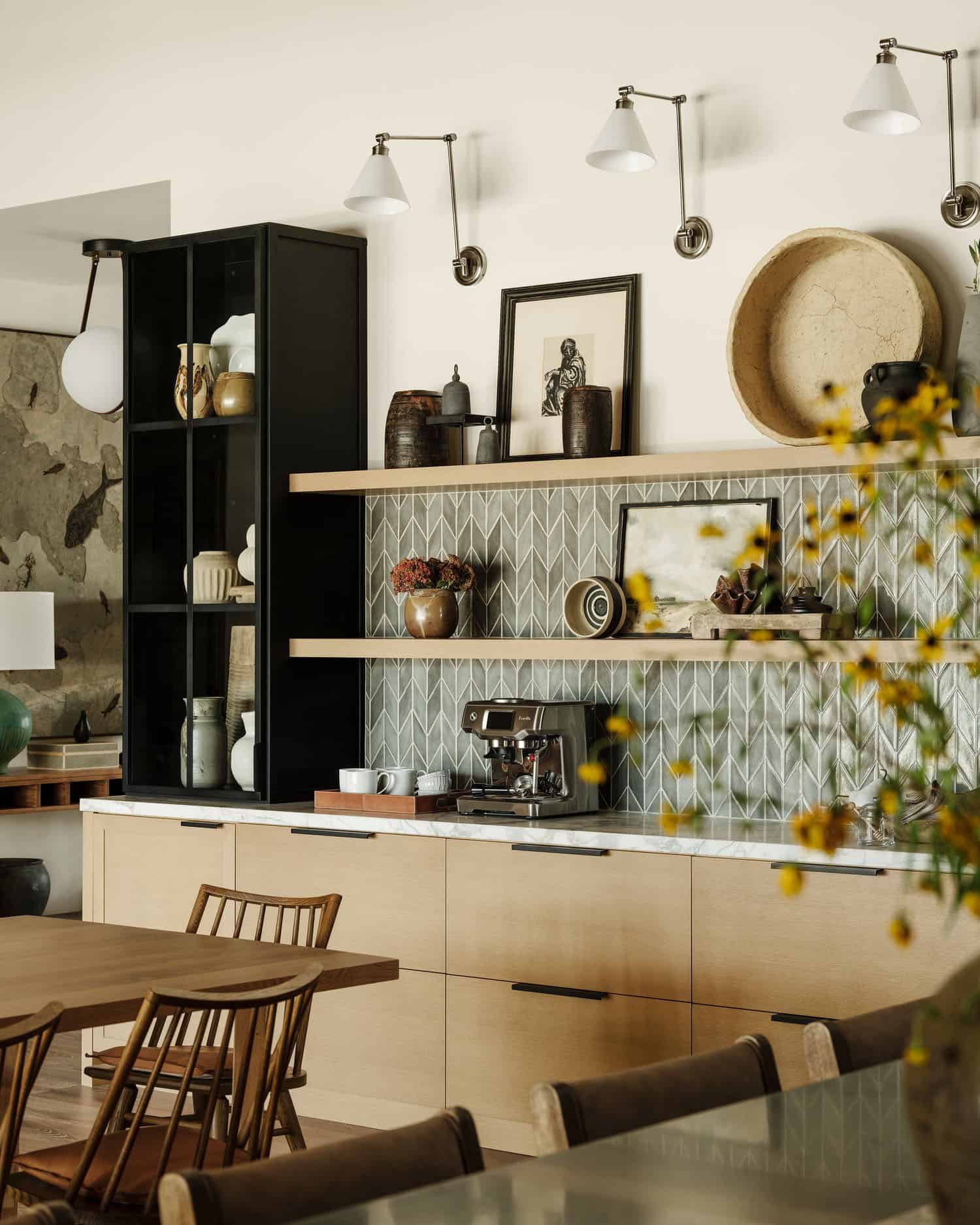 modern farmhouse style kitchen