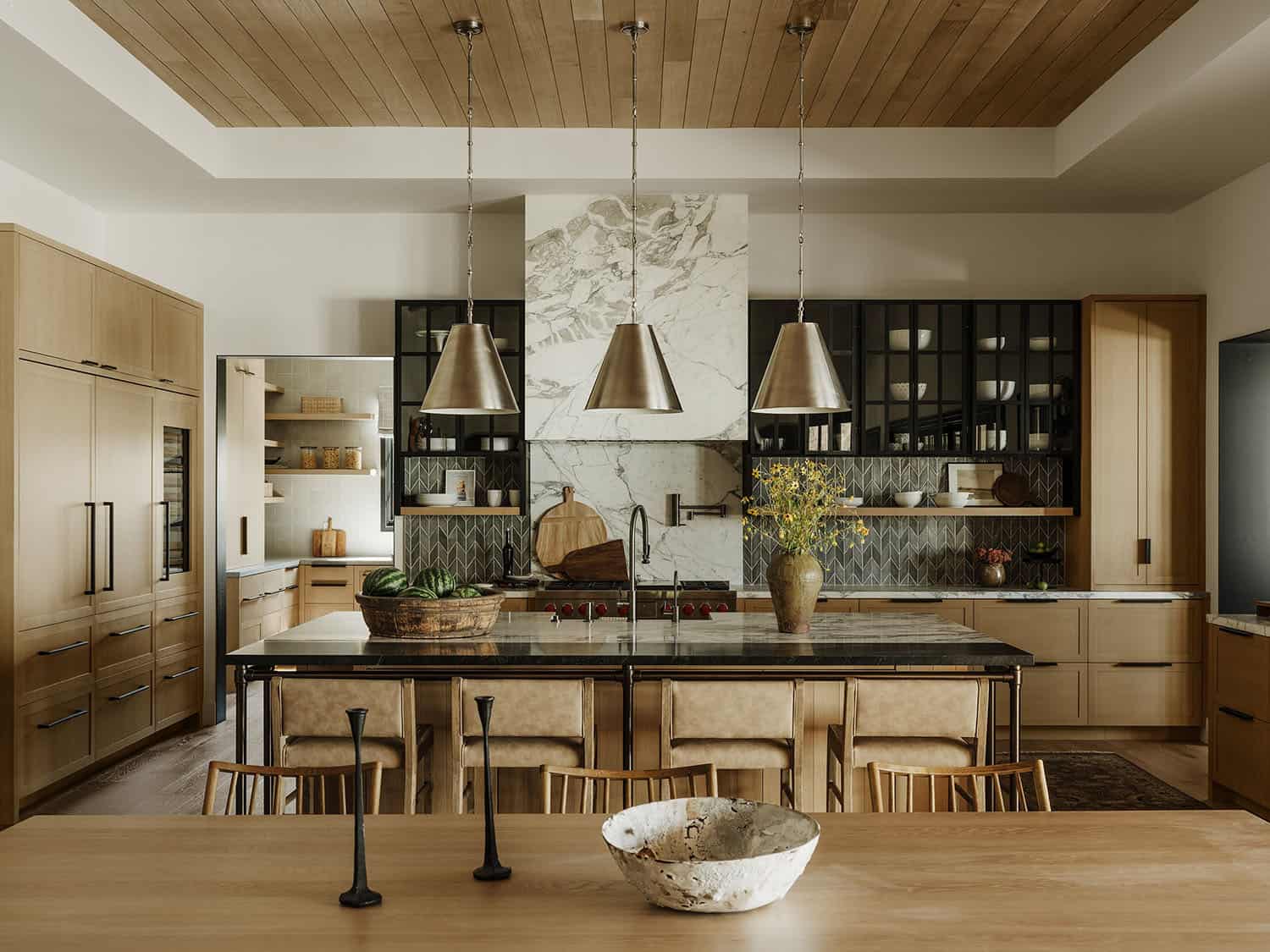 modern farmhouse style kitchen