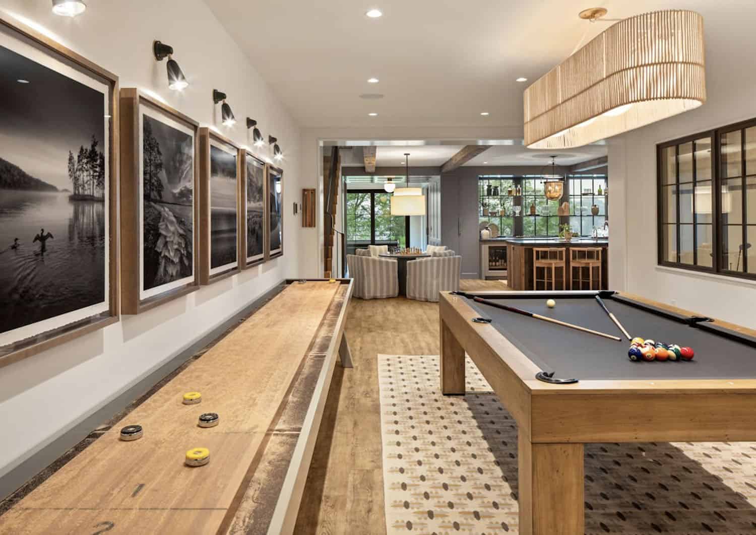 modern game room