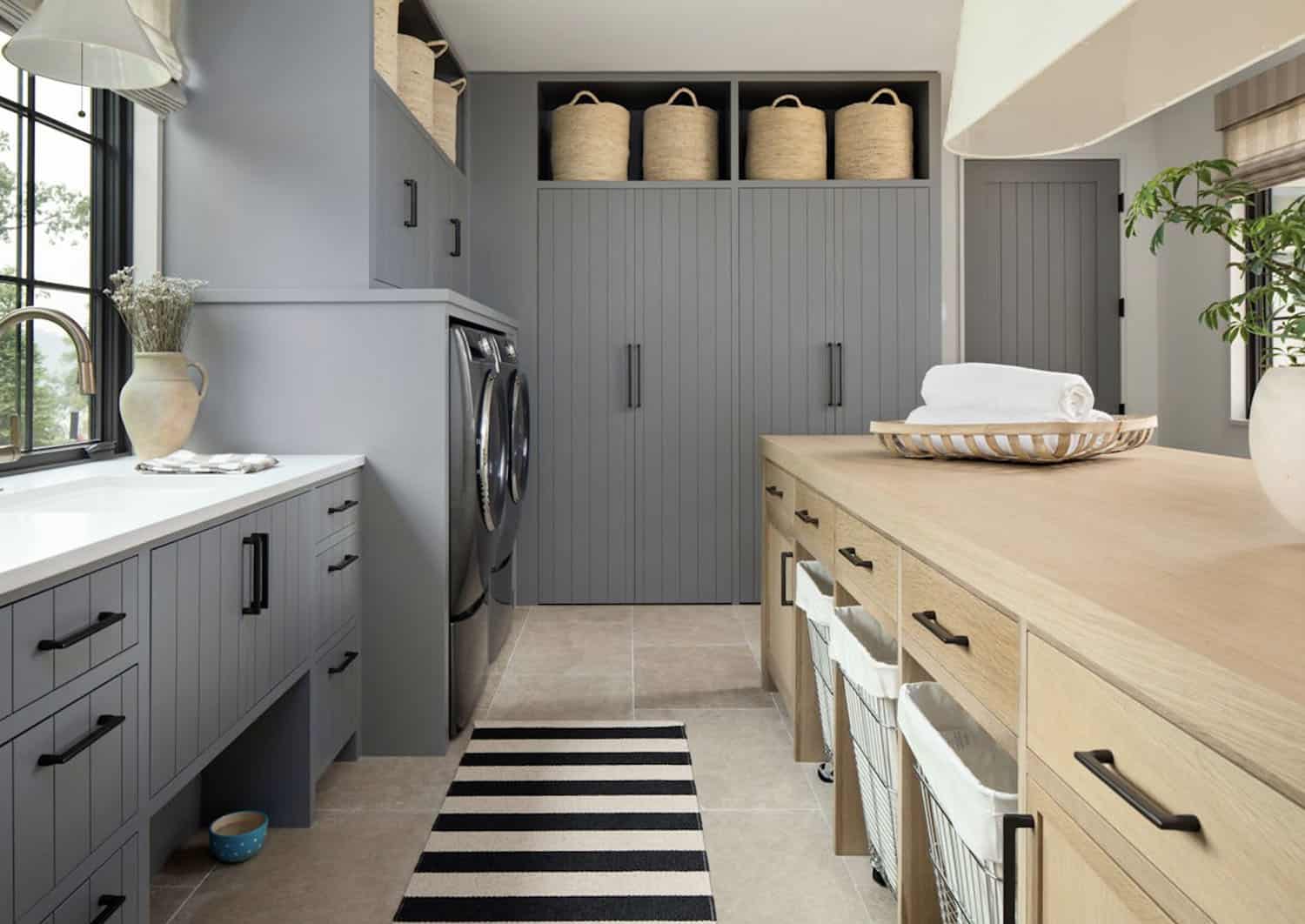 modern laundry room