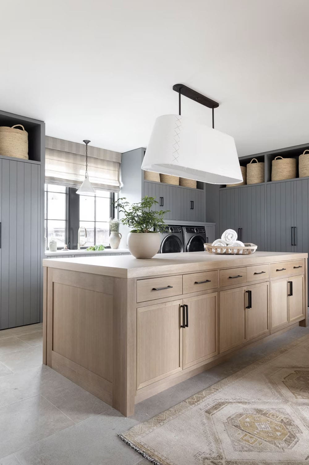 modern laundry room
