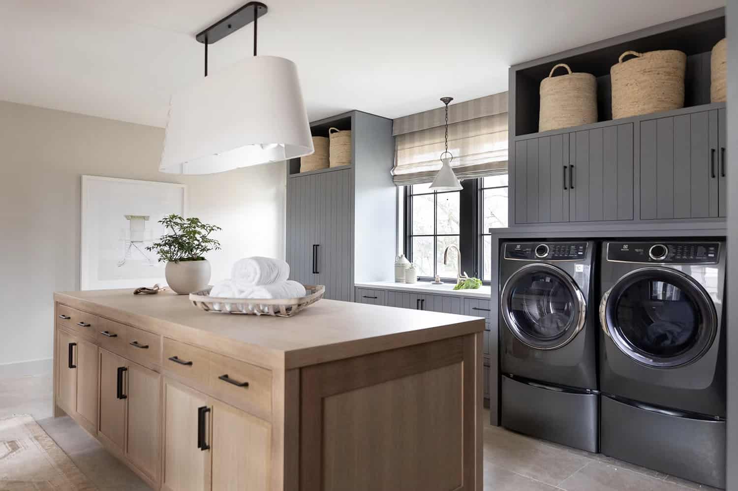 modern laundry room