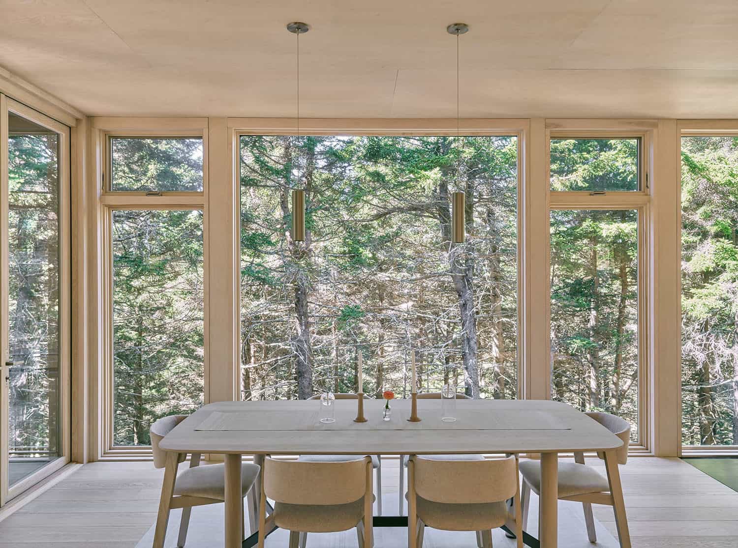 modern dining room