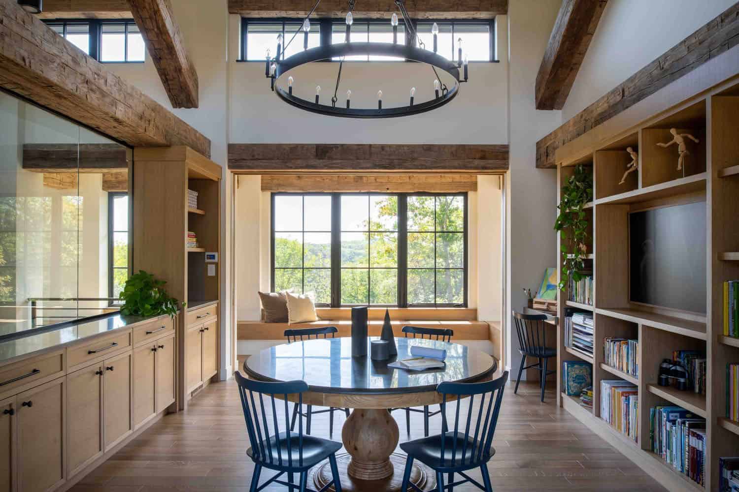 modern modern dining room