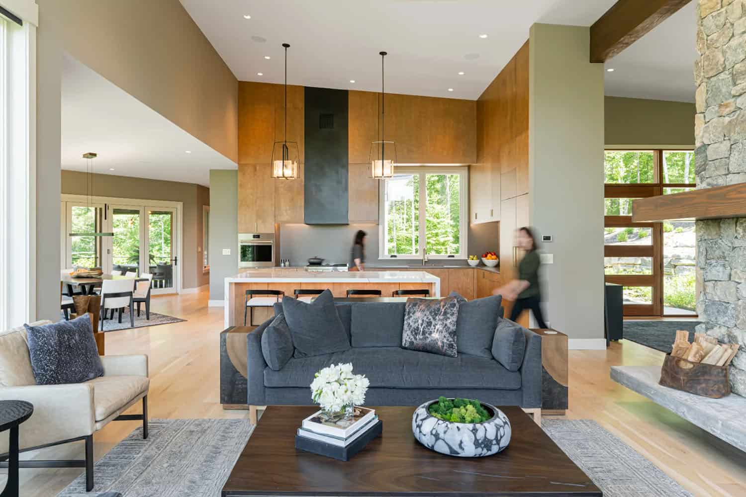 modern great room