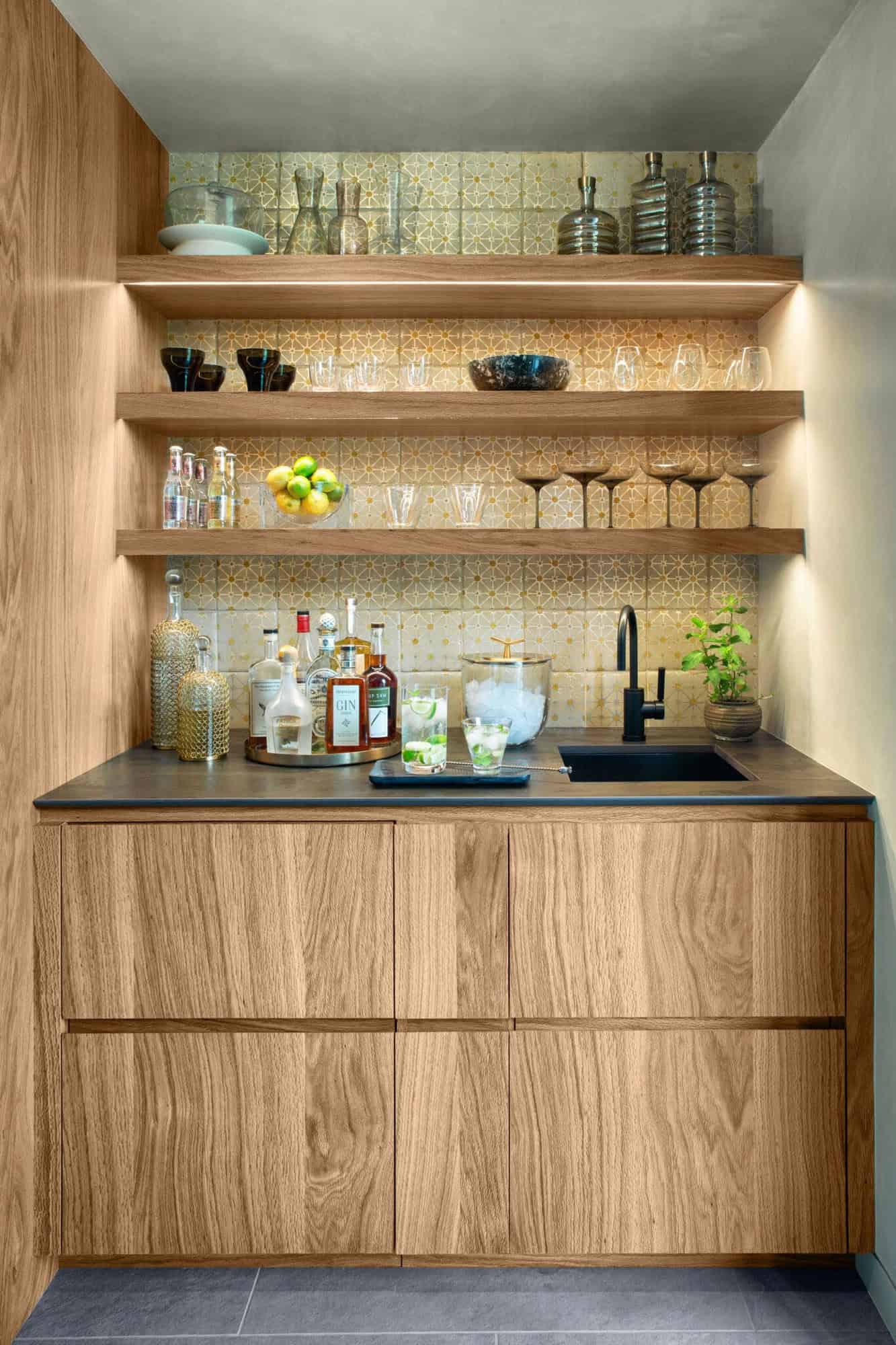 modern home bar