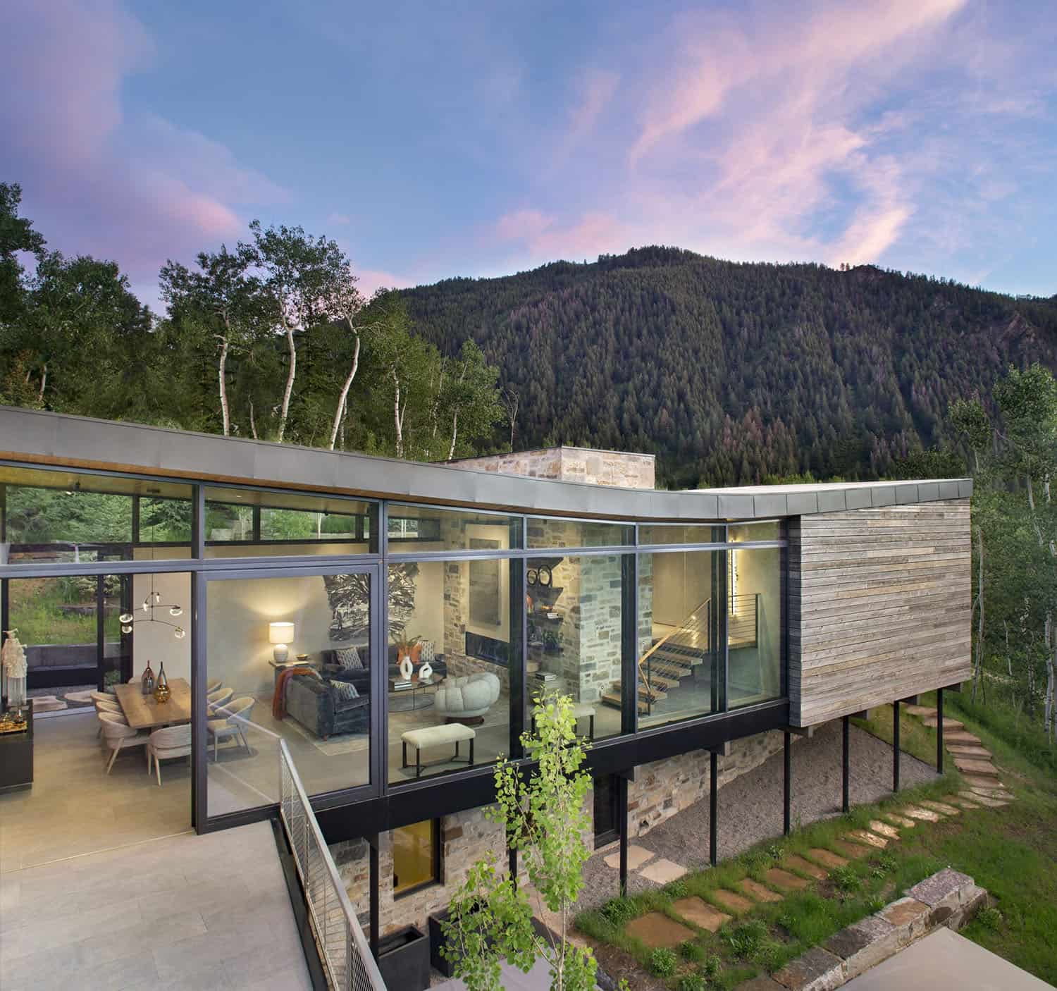 mountain house exterior