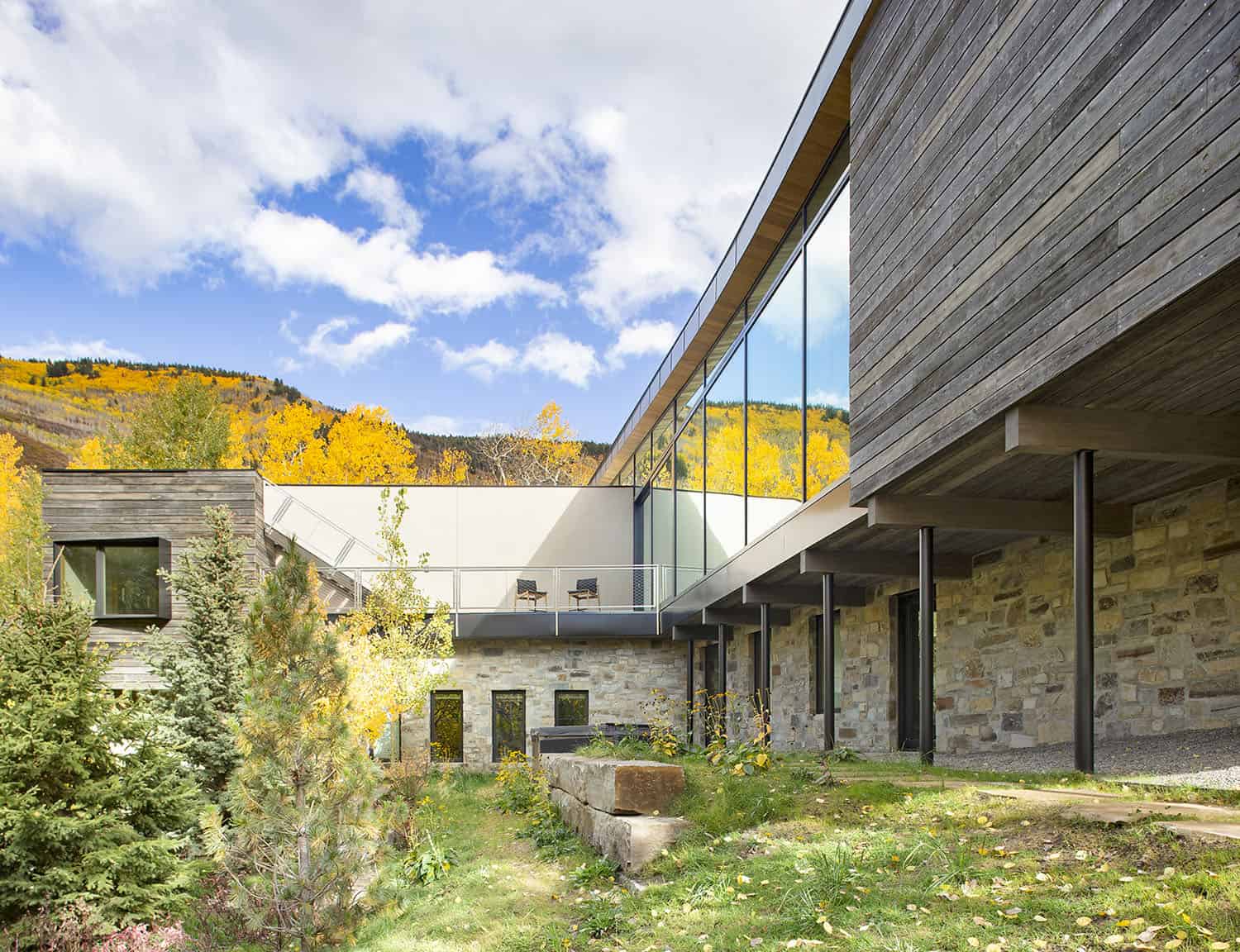 mountain house exterior