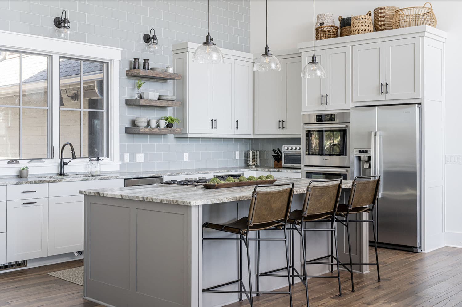 modern rustic kitchen