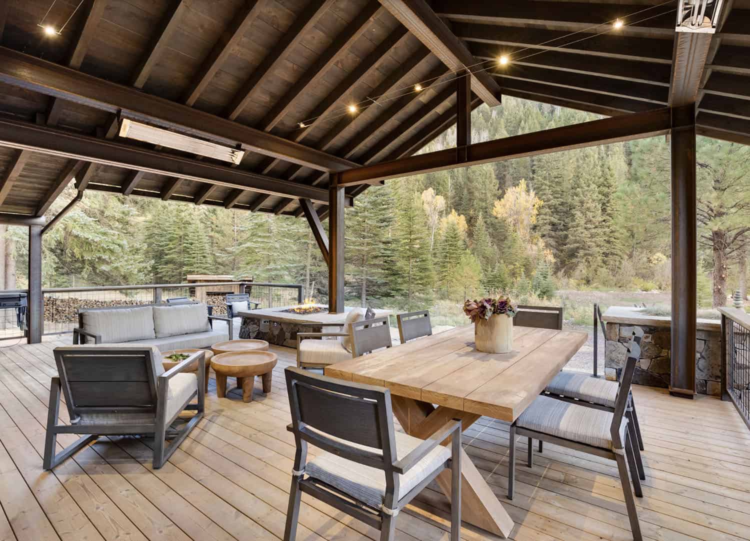 Rustic Covered Porch