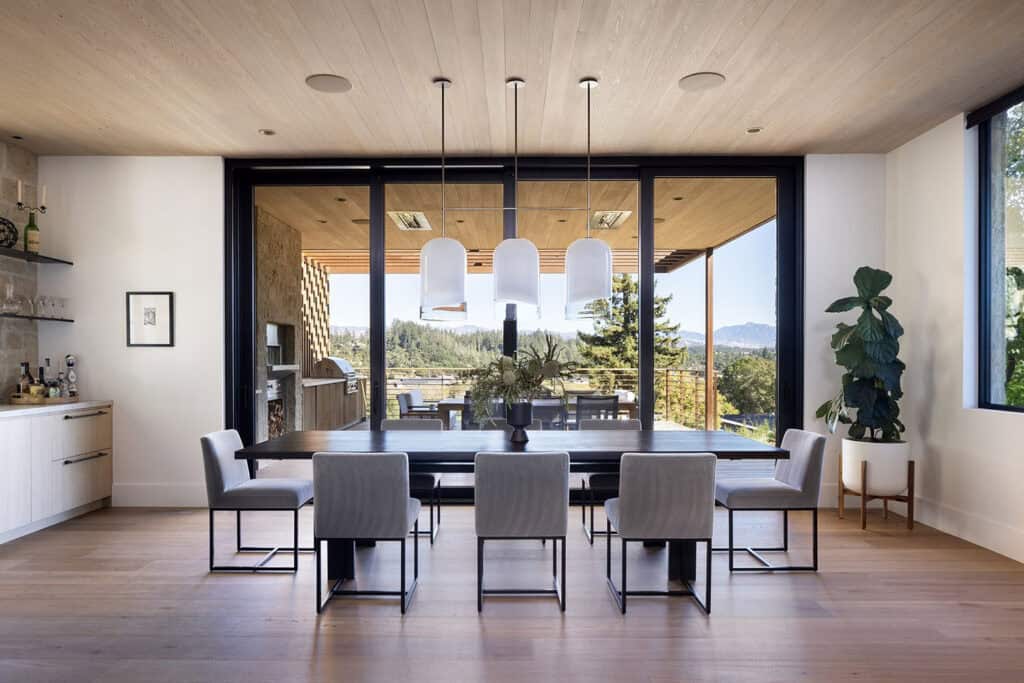 A spectacular Sonoma Wine Country retreat with peaceful vineyard views