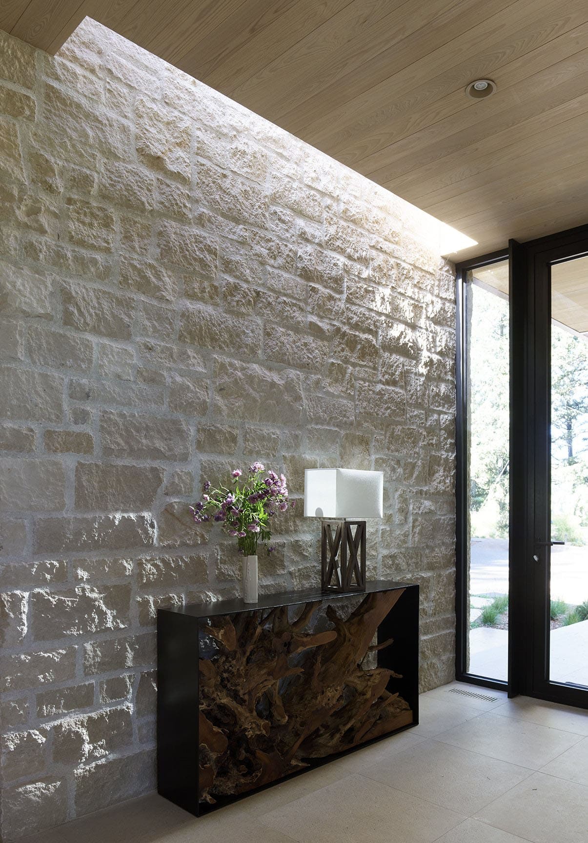 modern farmhouse home entry