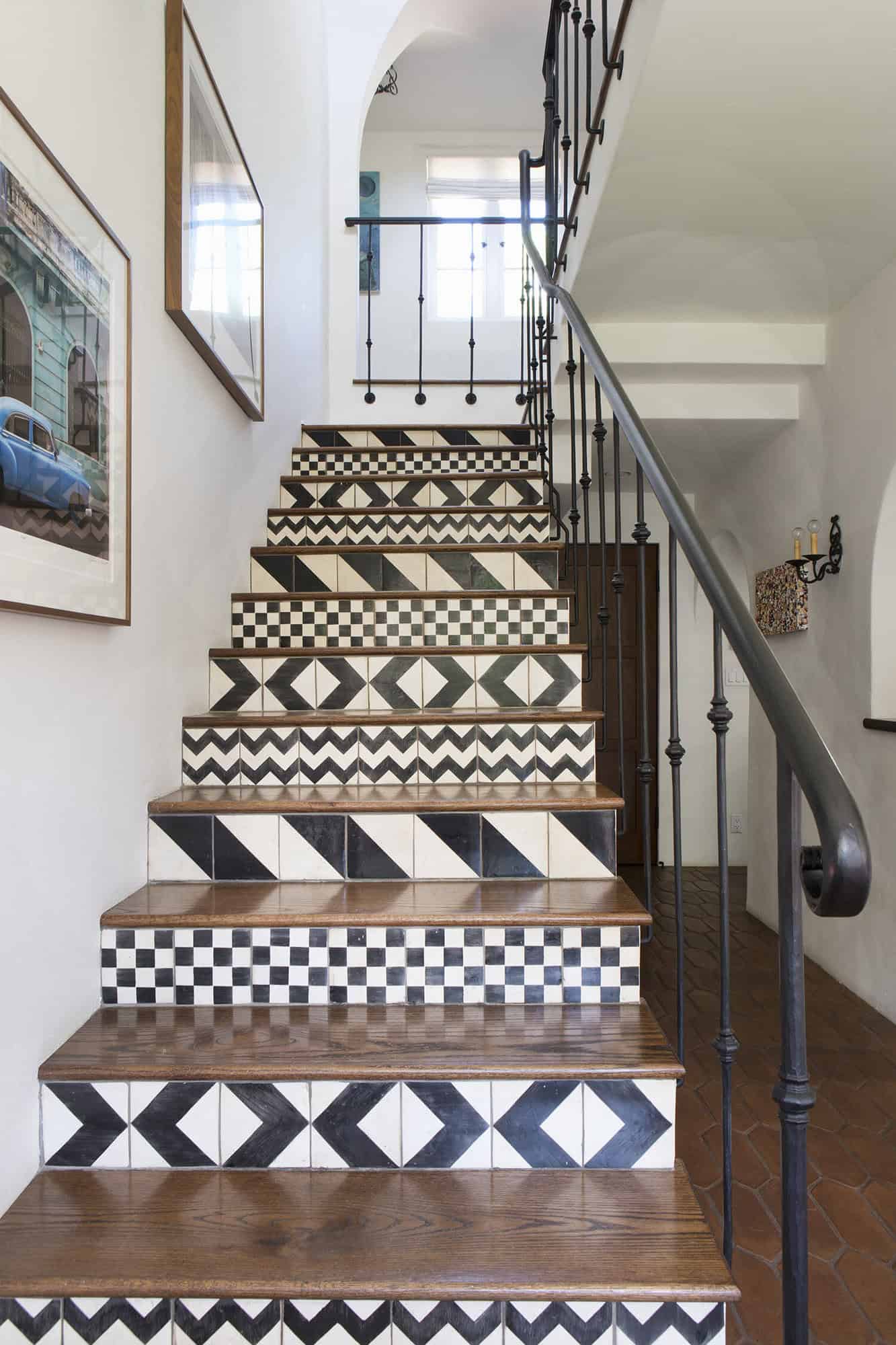 spanish colonial revival staircase