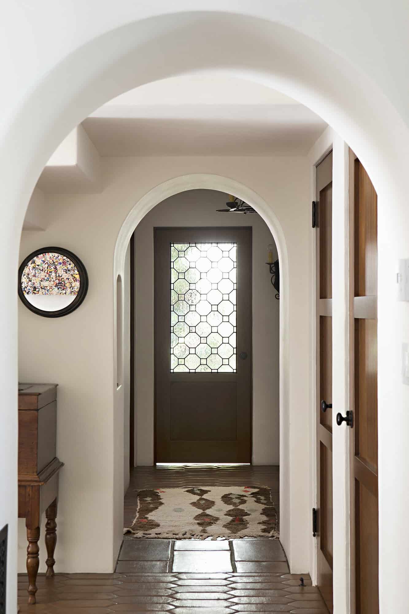 spanish colonial revival hallway