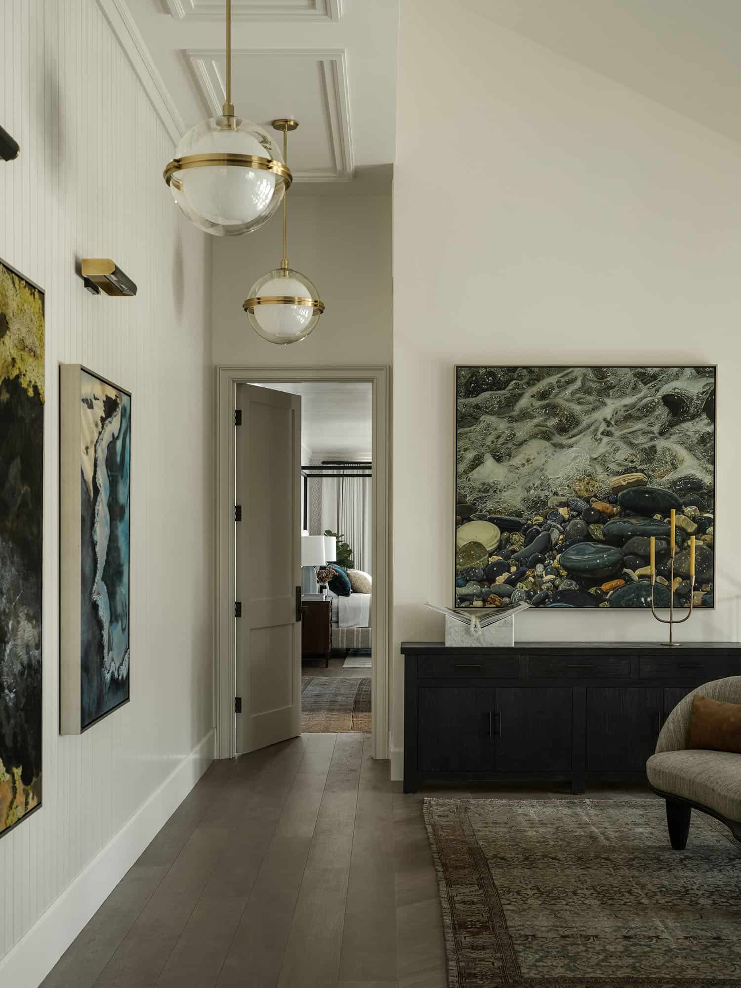 contemporary hallway