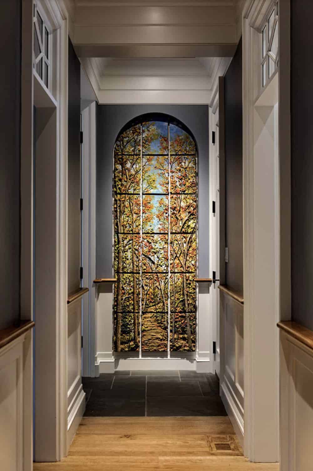 traditional style hallway
