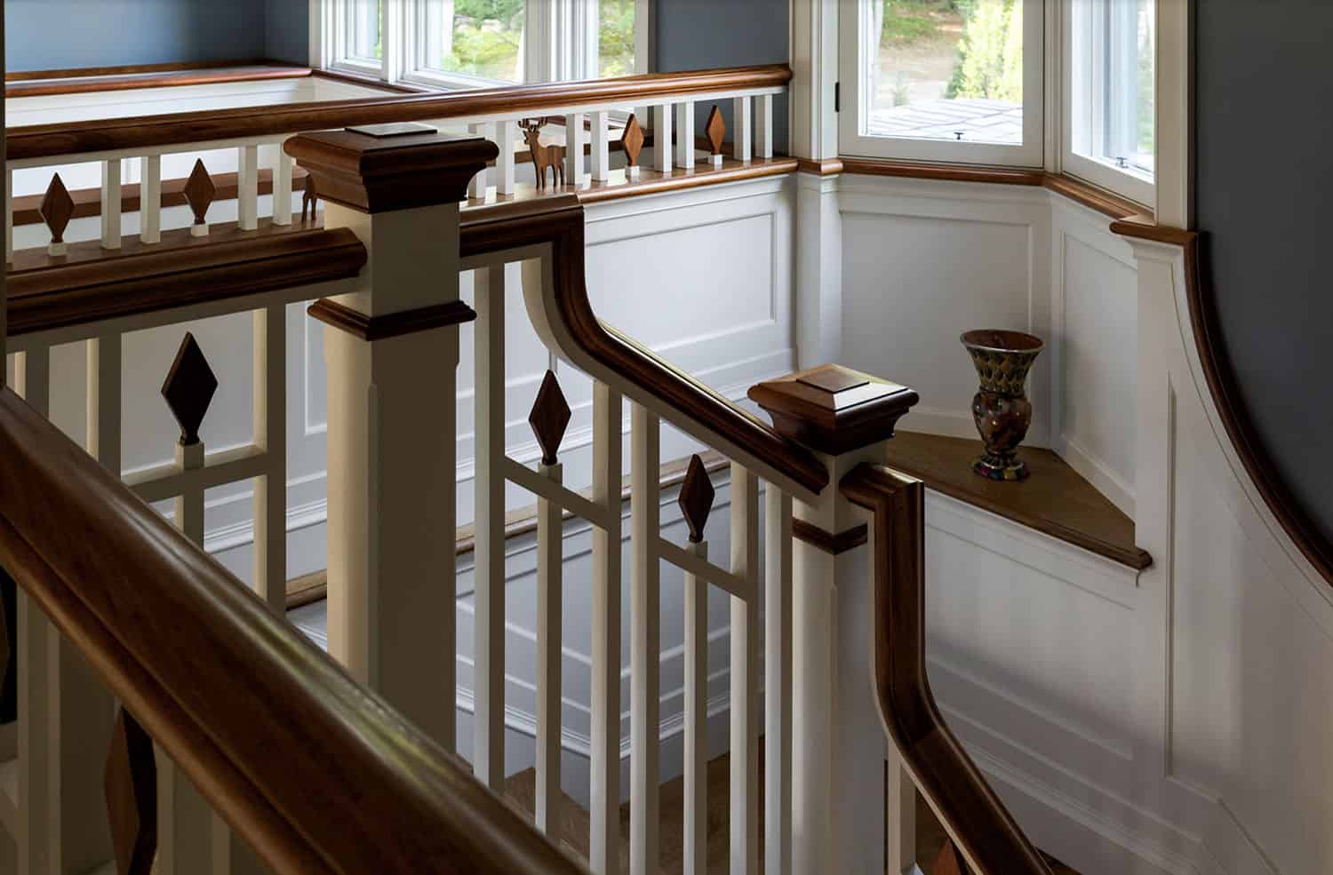 traditional style staircase