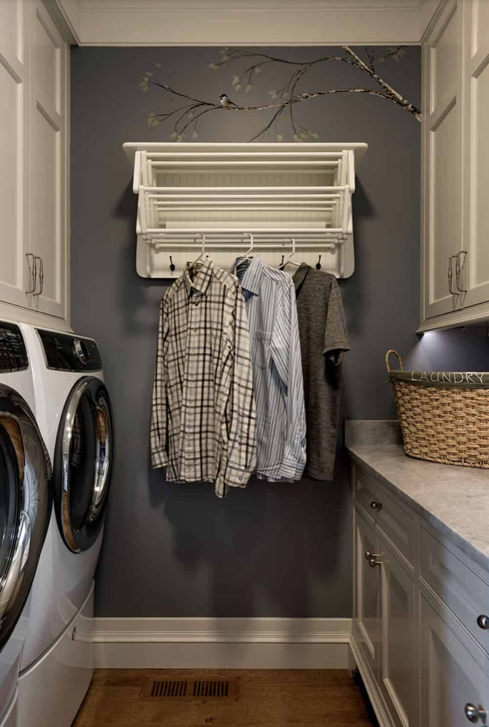 traditional style laundry room