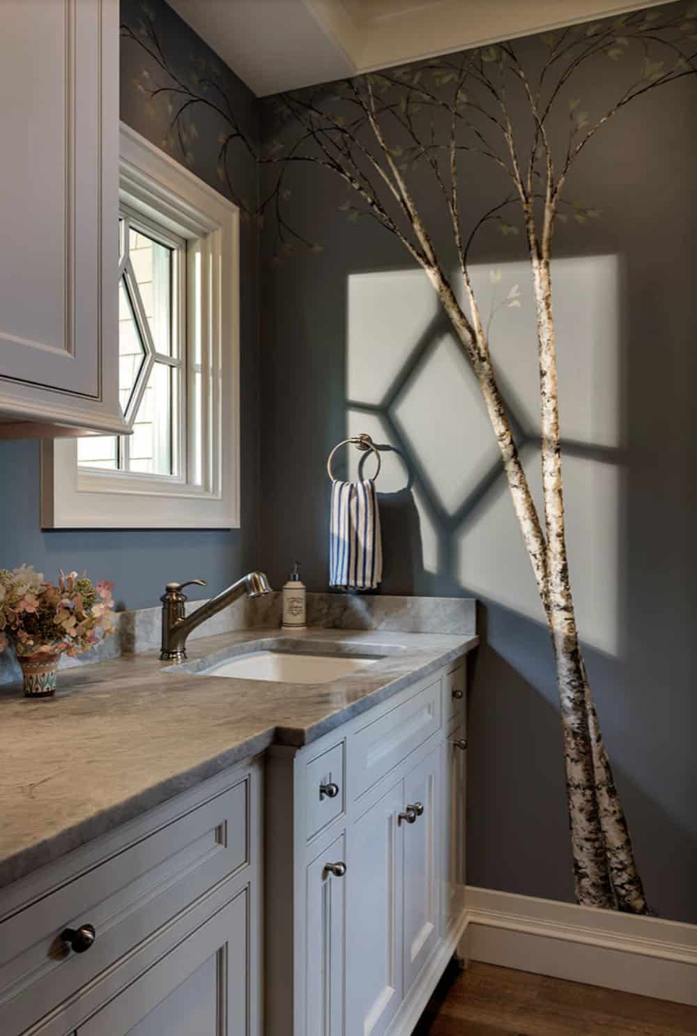 traditional style laundry room