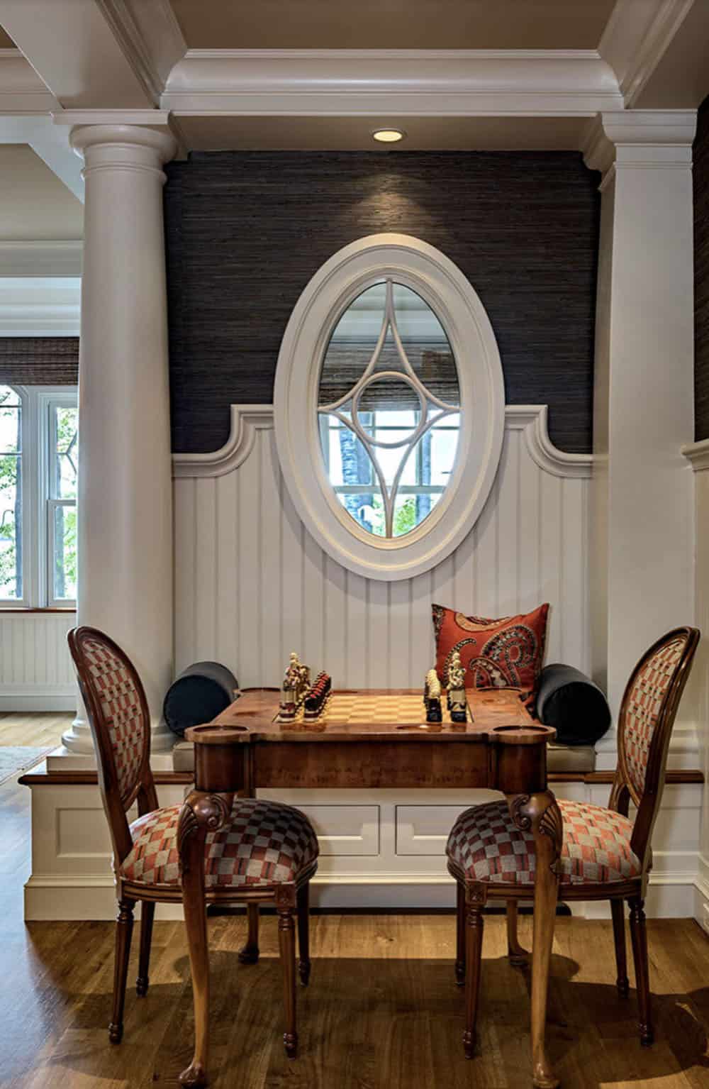 traditional style family room