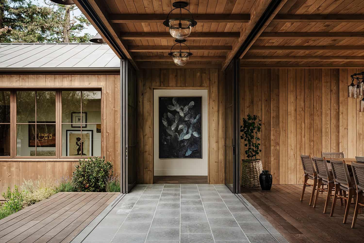 farmhouse style house exterior entry