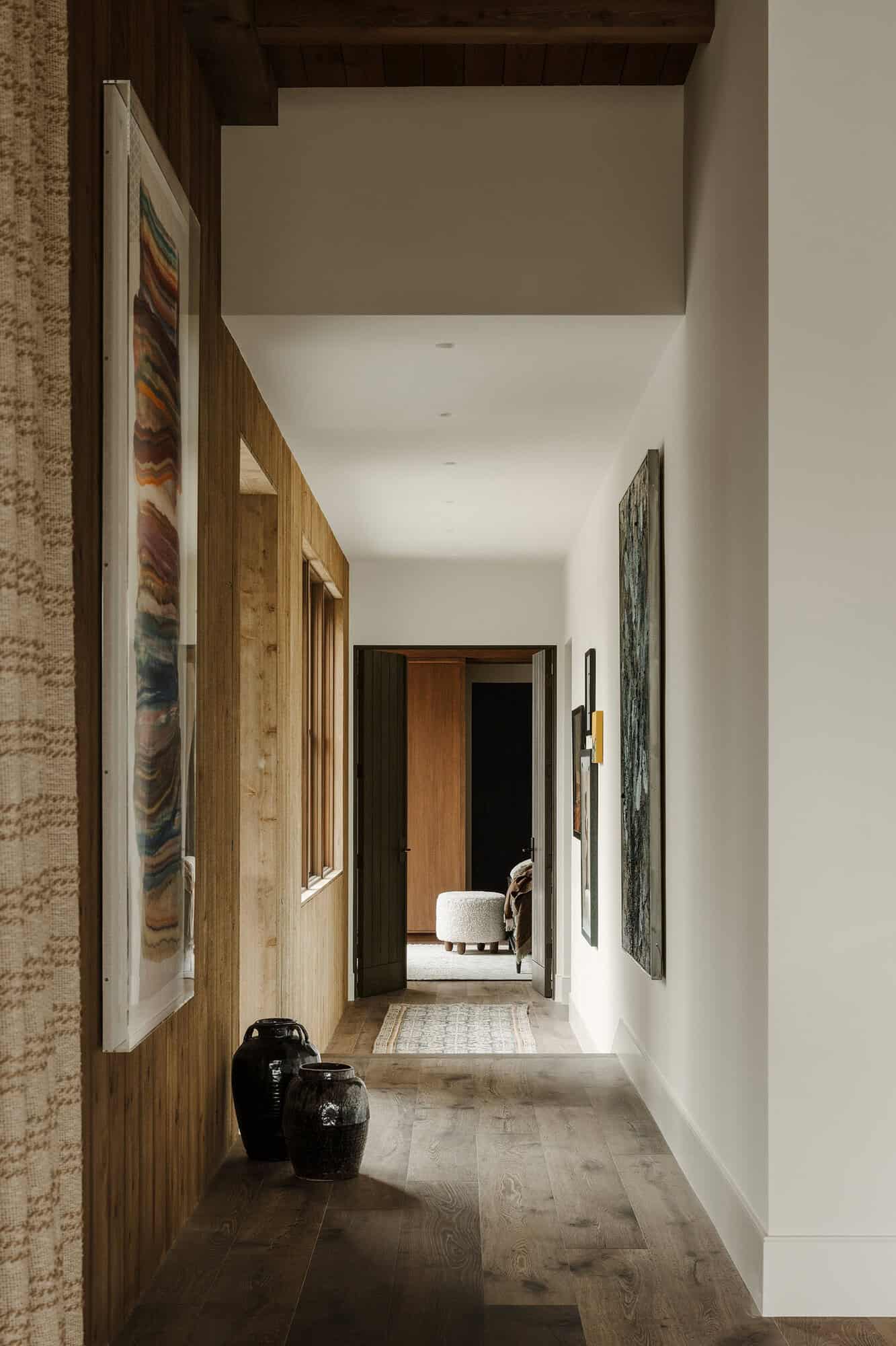 farmhouse style hallway