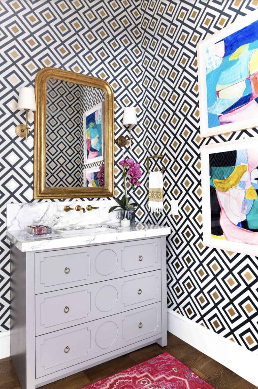 Beach Style Powder Room