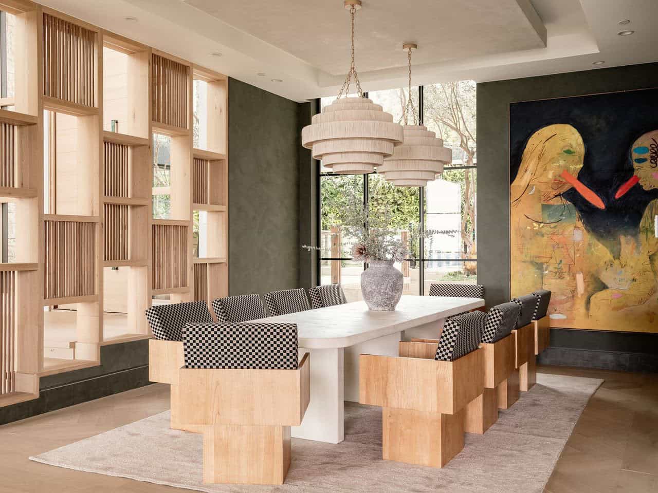 modern dining room