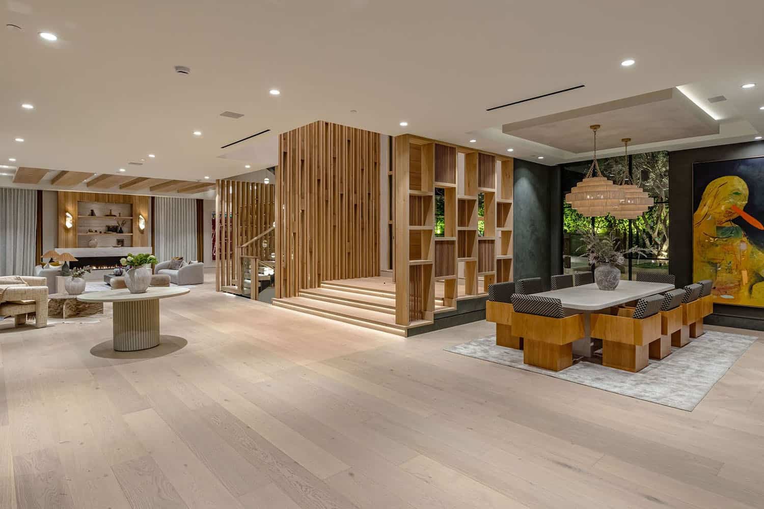 modern dining room