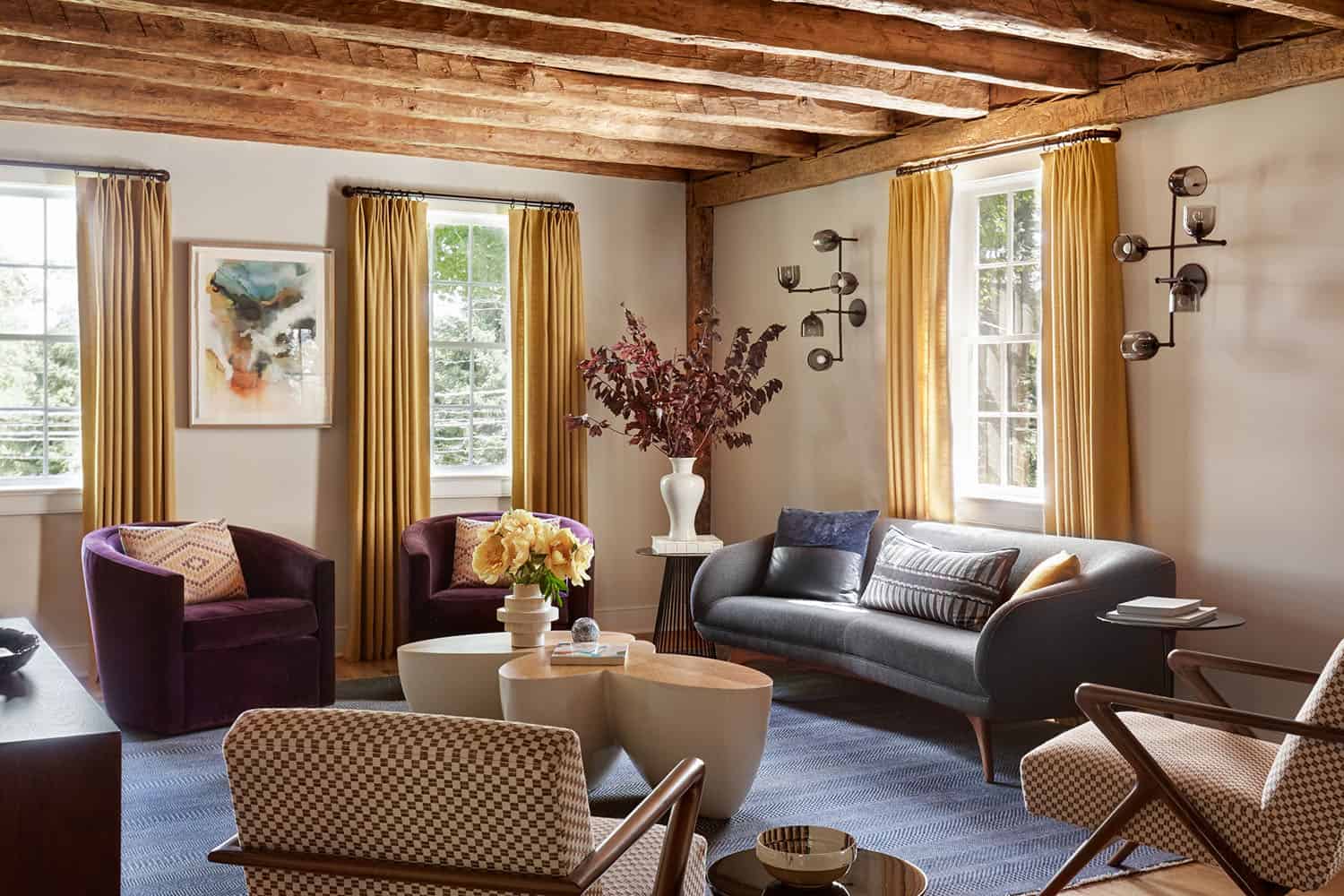 farmhouse style living room