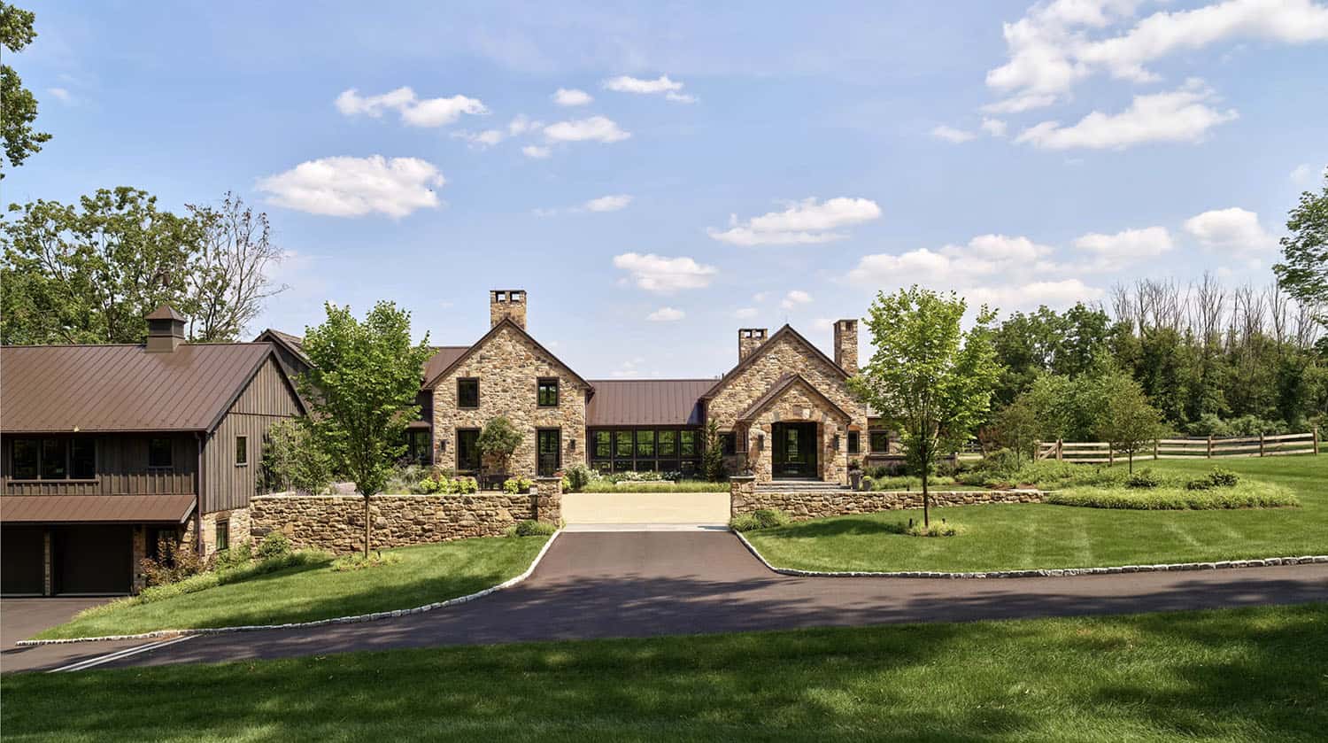 contemporary farmhouse home exterior