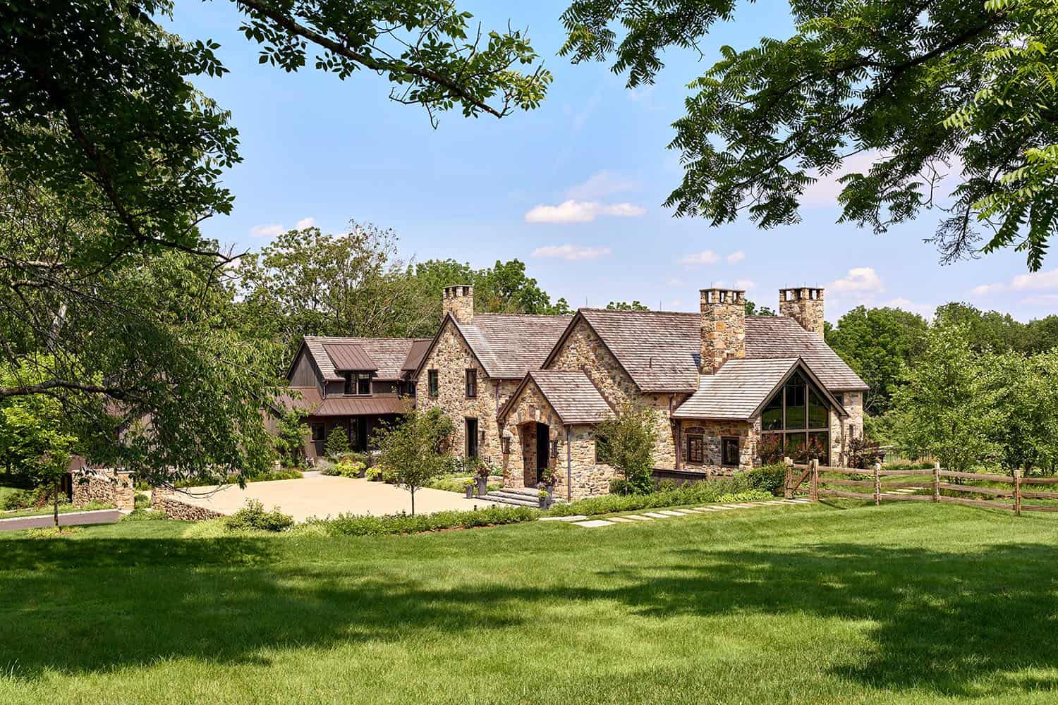 contemporary farmhouse home exterior