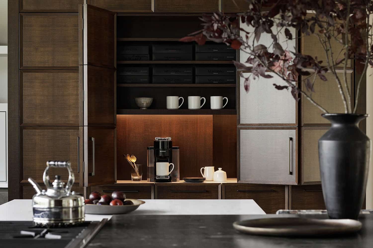 contemporary farmhouse style kitchen