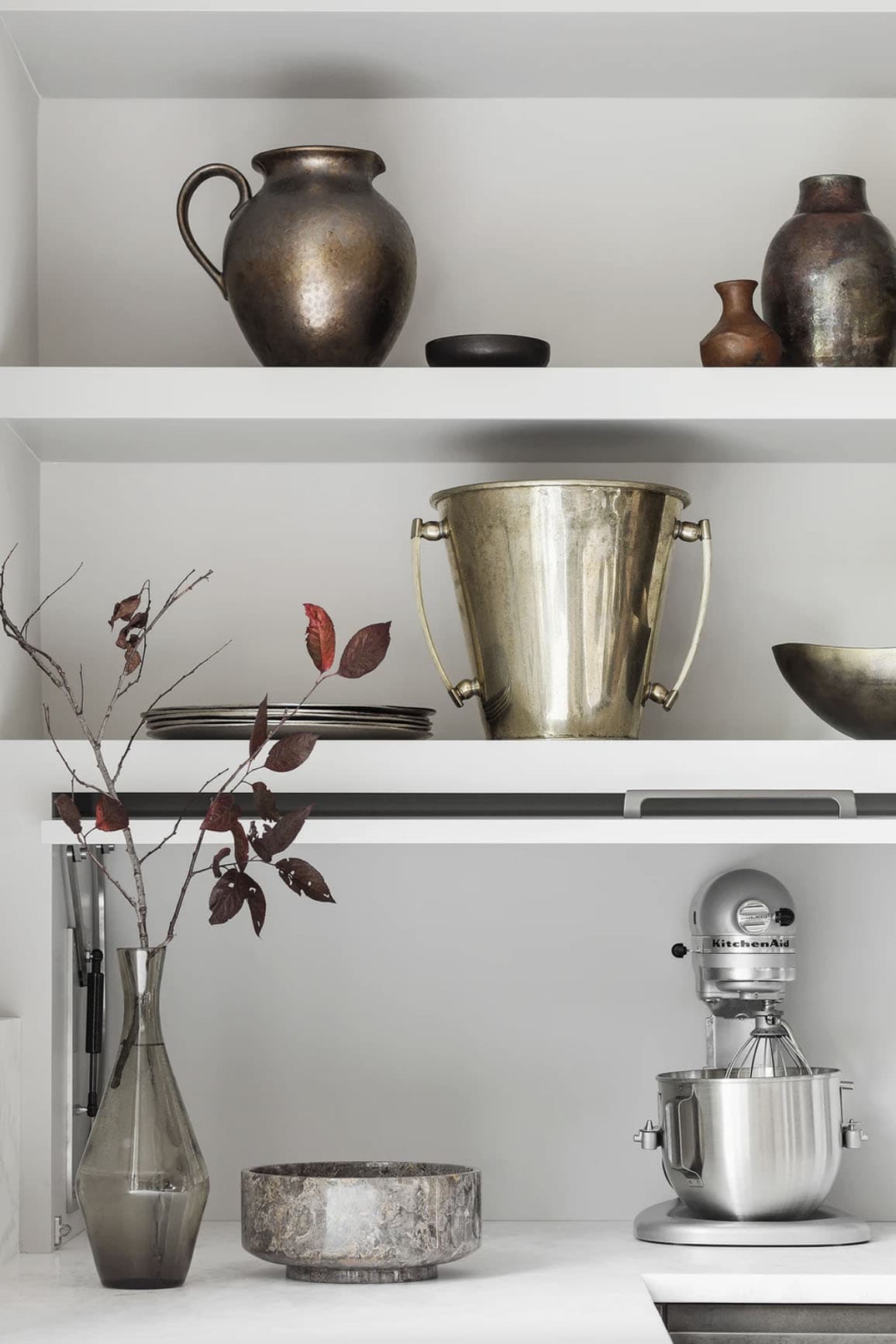 contemporary farmhouse style kitchen