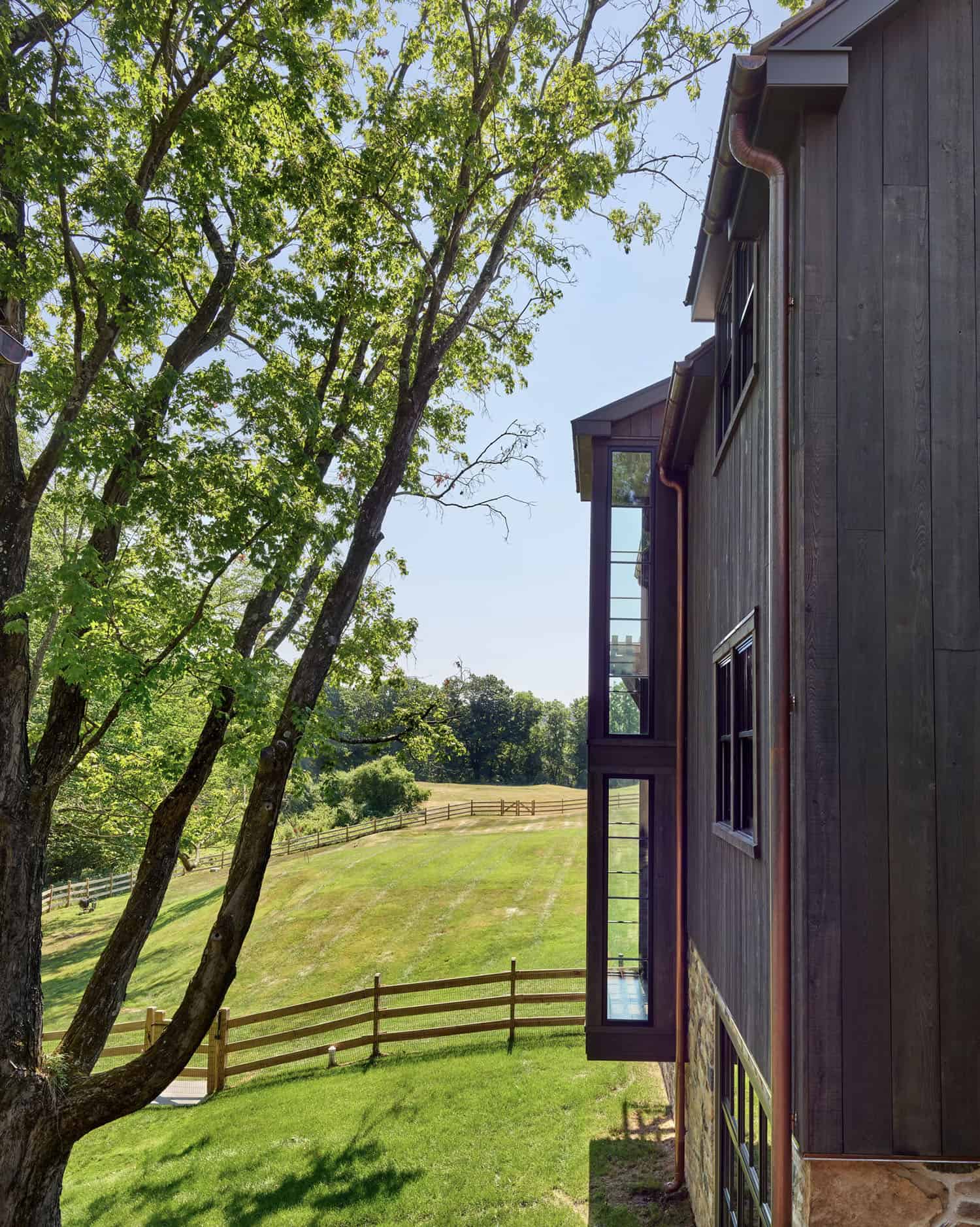 contemporary farmhouse home exterior