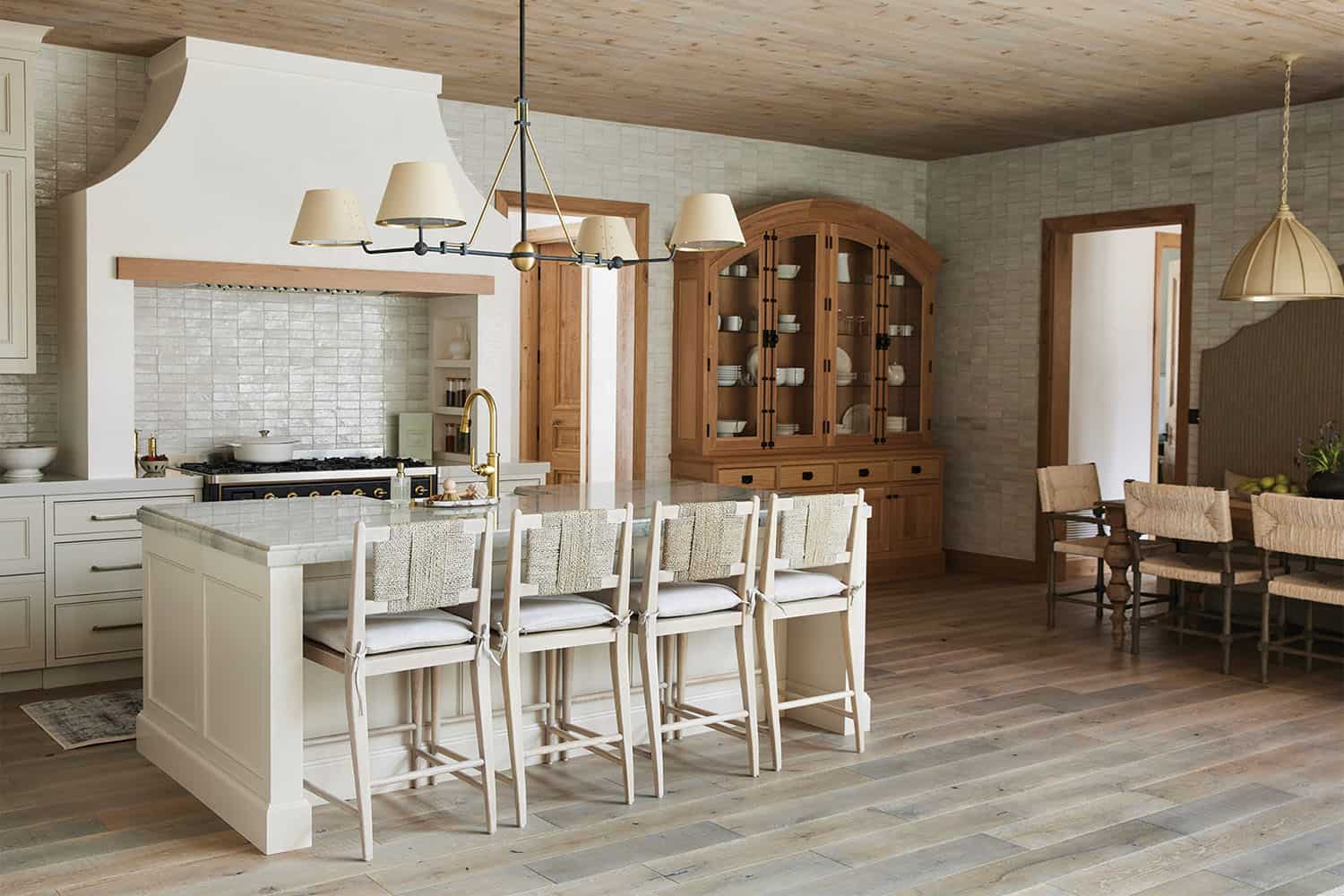 contemporary french country kitchen