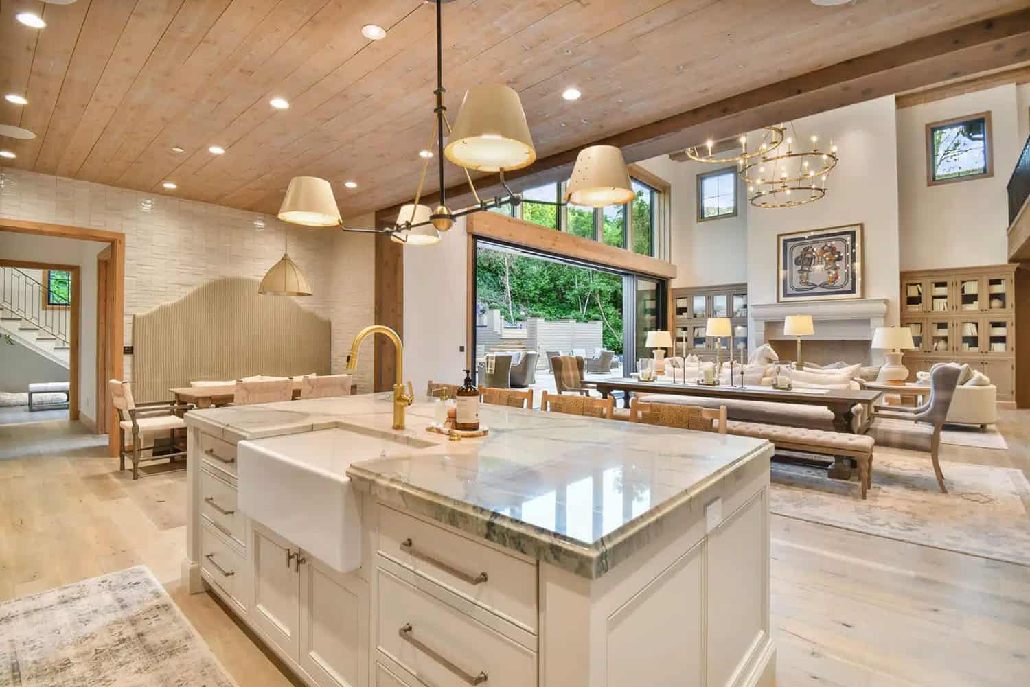 contemporary french country kitchen