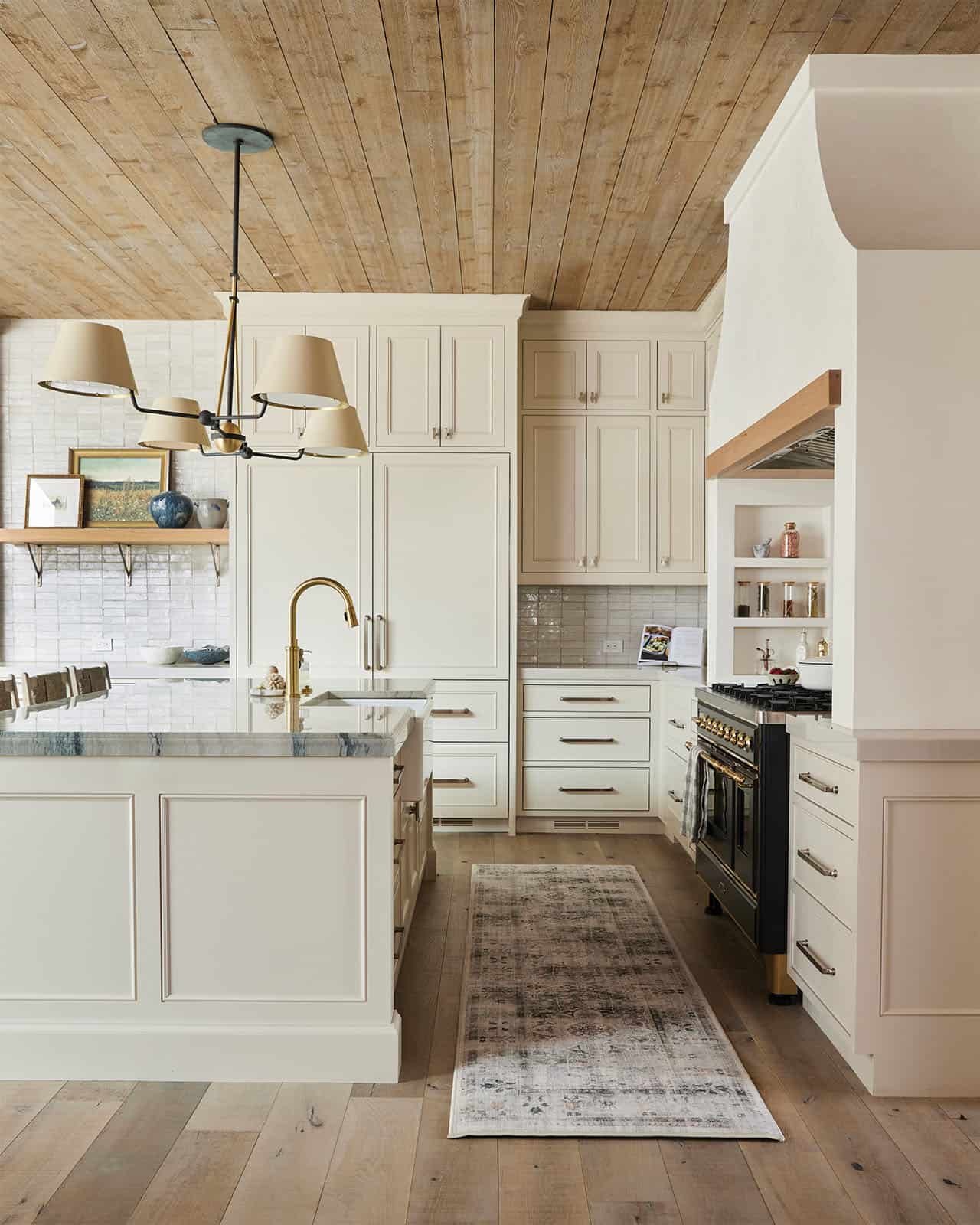 contemporary french country kitchen