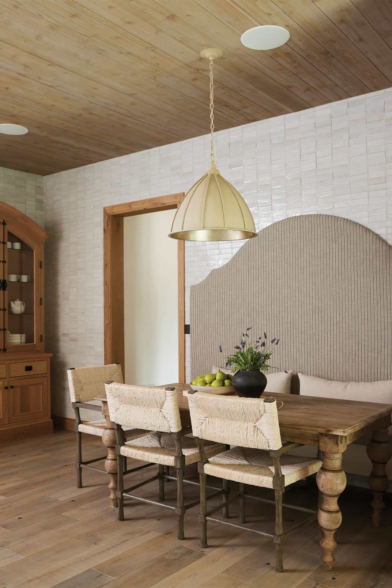 contemporary french country dining room