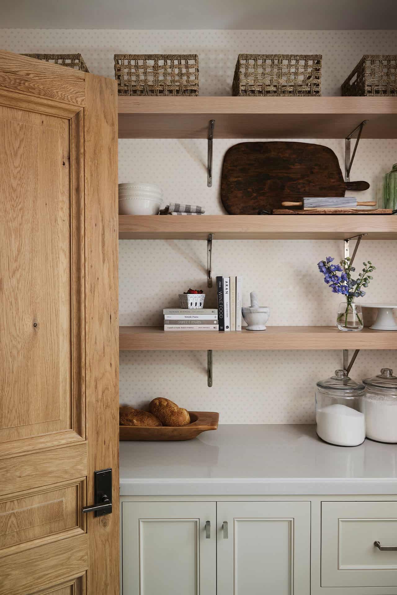 contemporary french country pantry