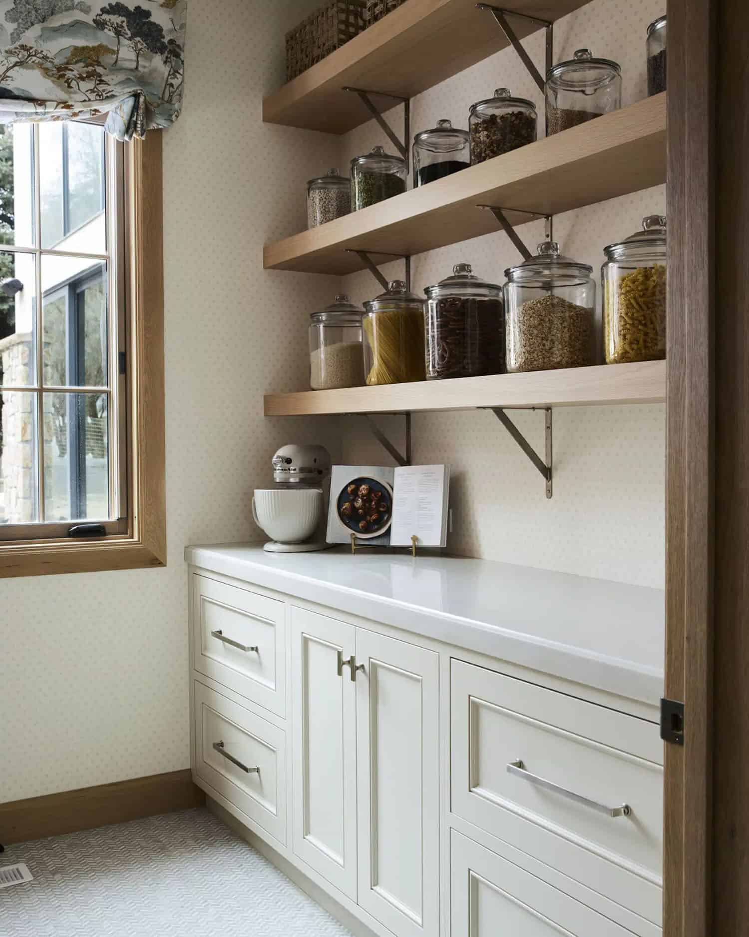 contemporary french country pantry