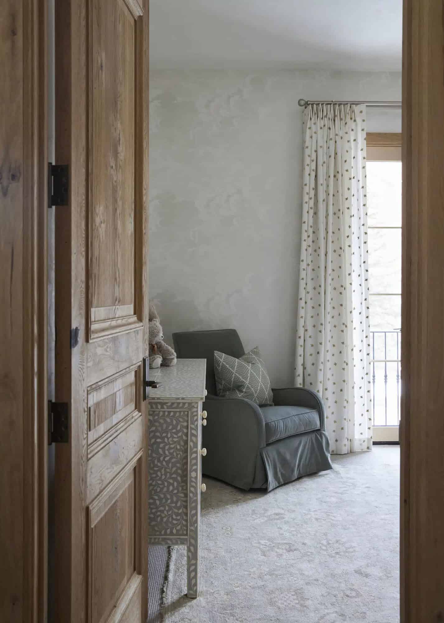 contemporary french country bedroom