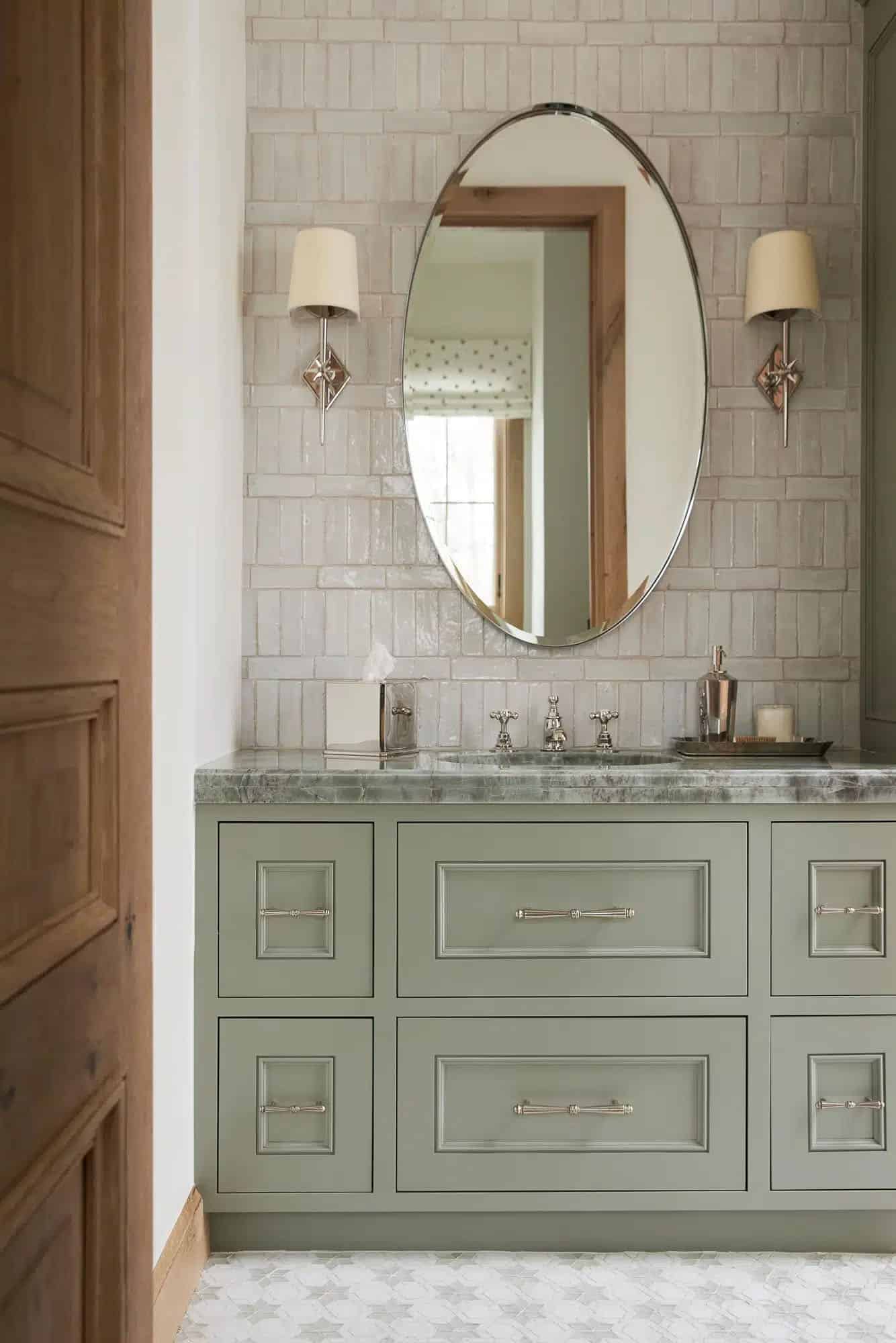 contemporary french country bathroom vanity