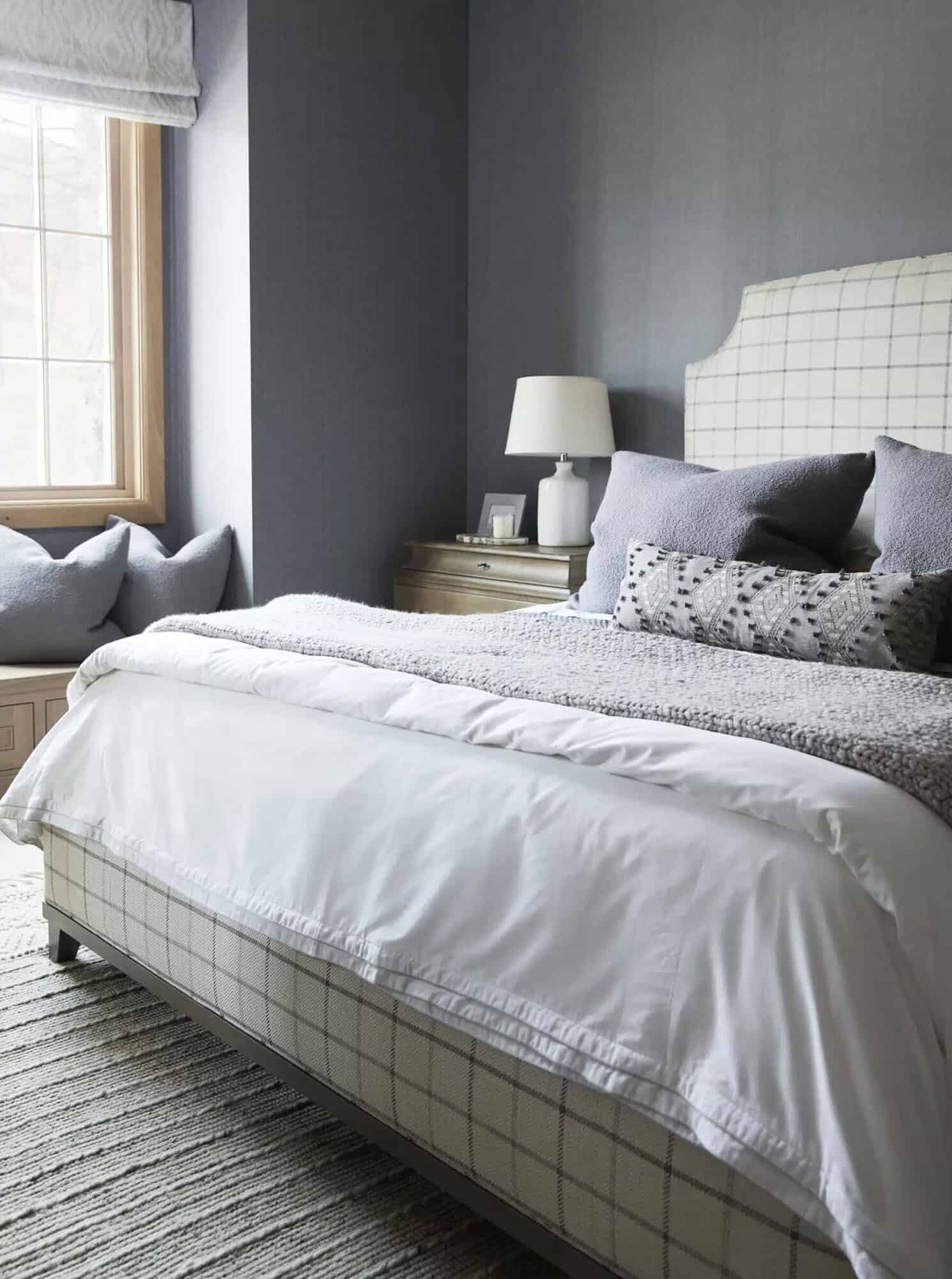 contemporary french country bedroom