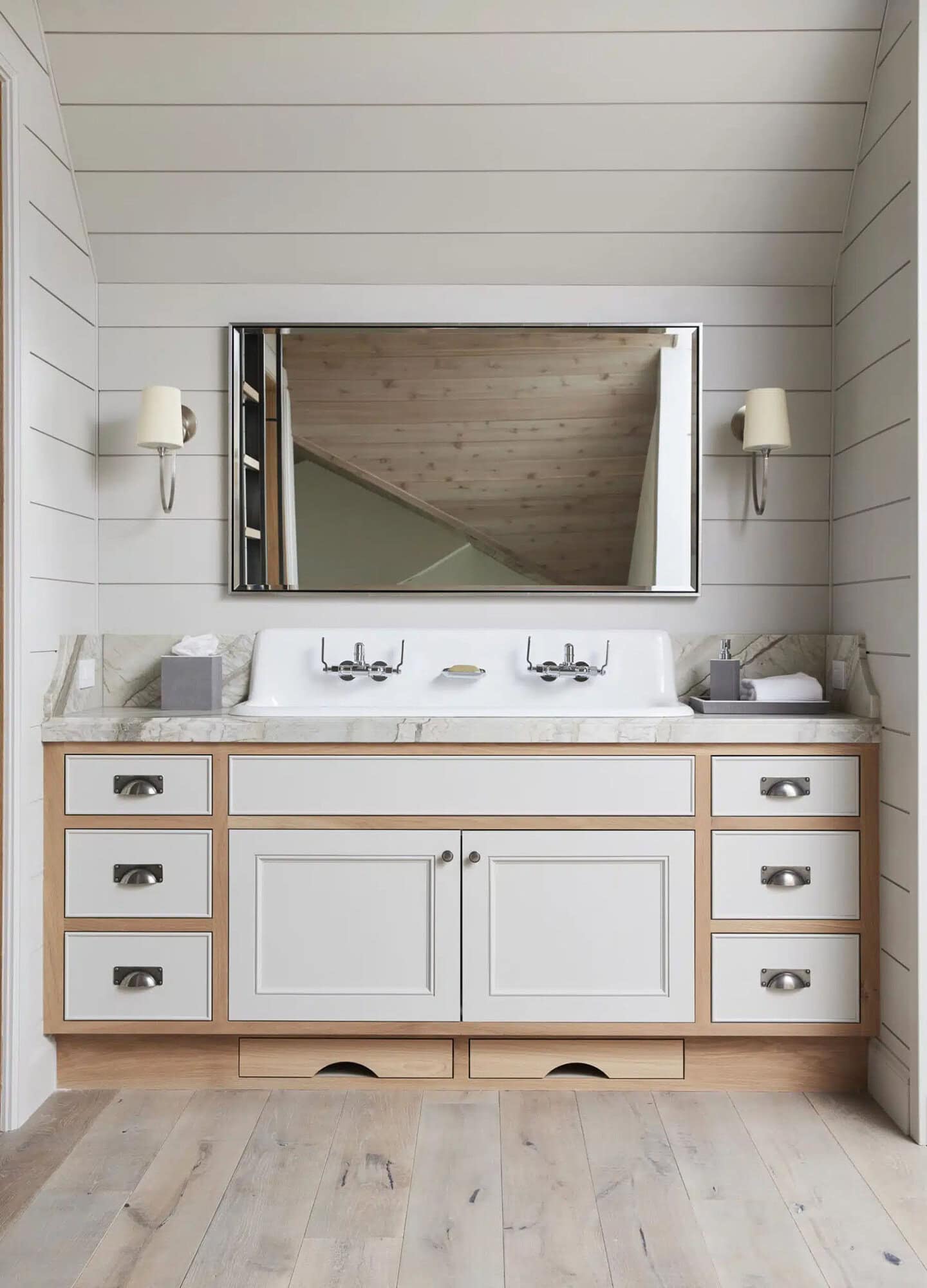contemporary french country bathroom vanity 