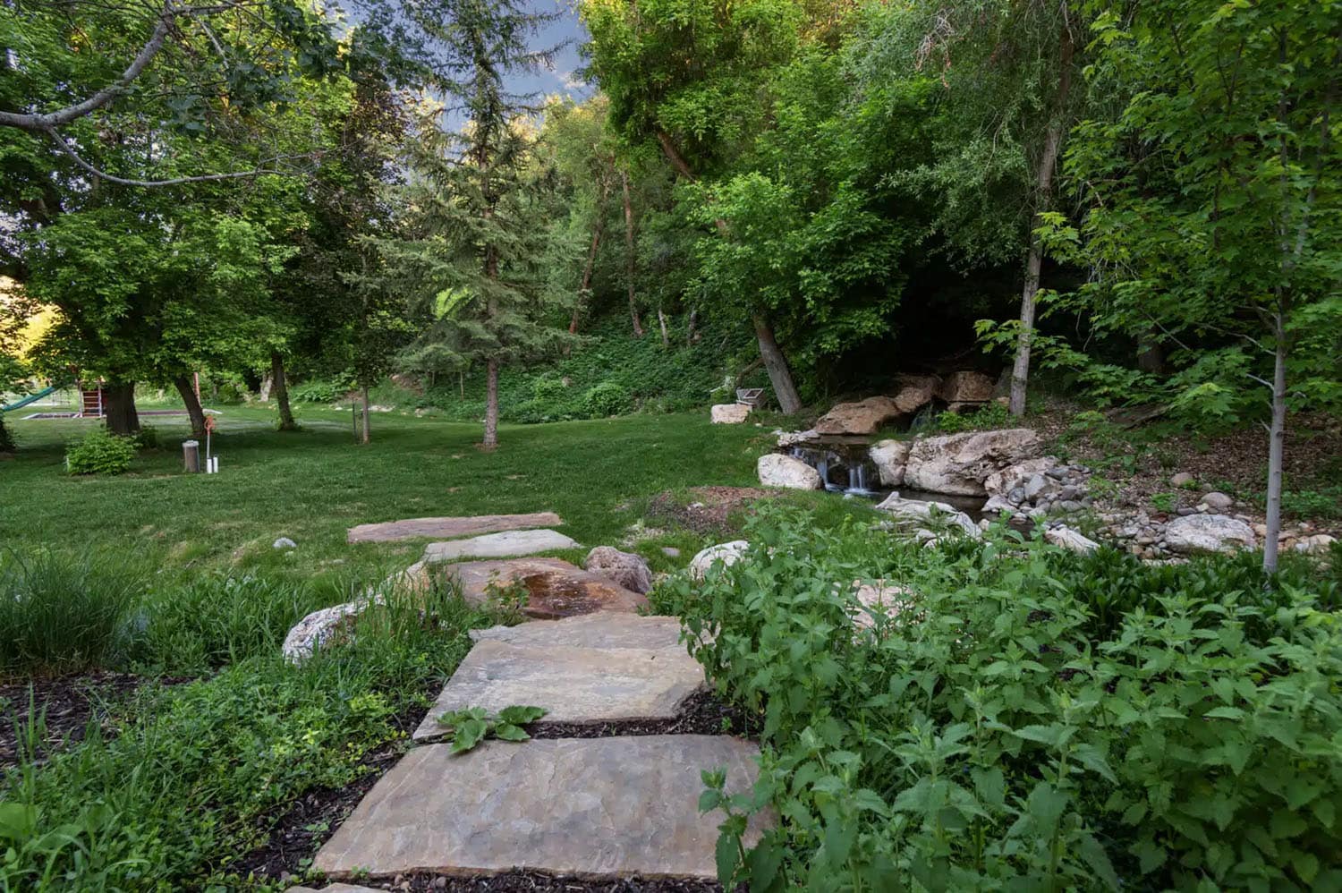 contemporary french country home exterior landscape