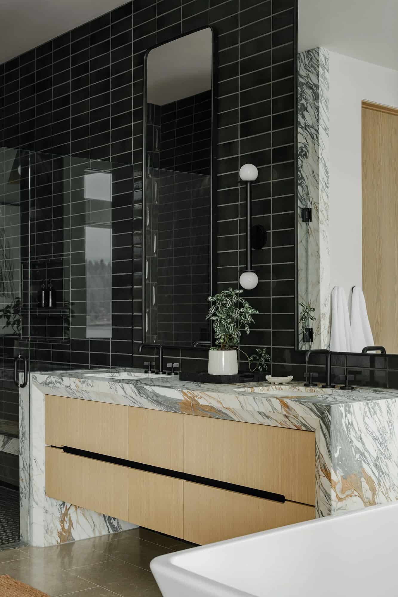 contemporary bathroom vanity