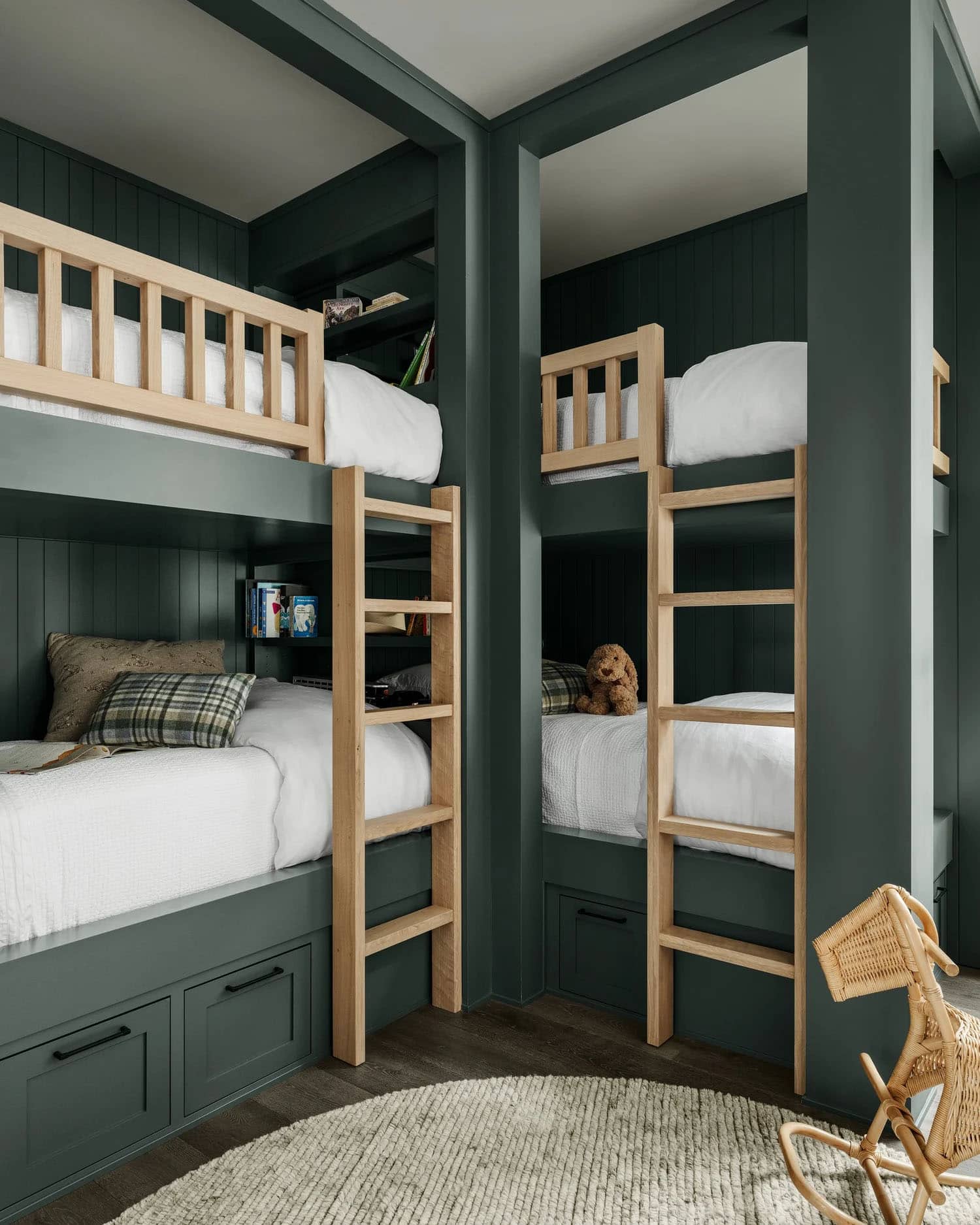 contemporary bunk bedroom